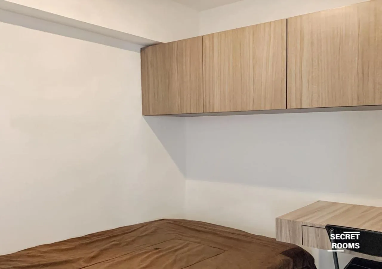 Bedroom, Bed in The Jarrdin Apartement by Secret Rooms