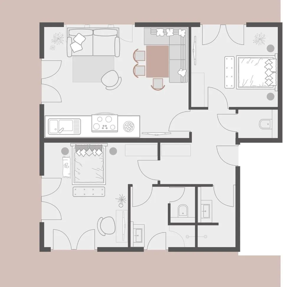 Photo of the whole room in Wieshofgut