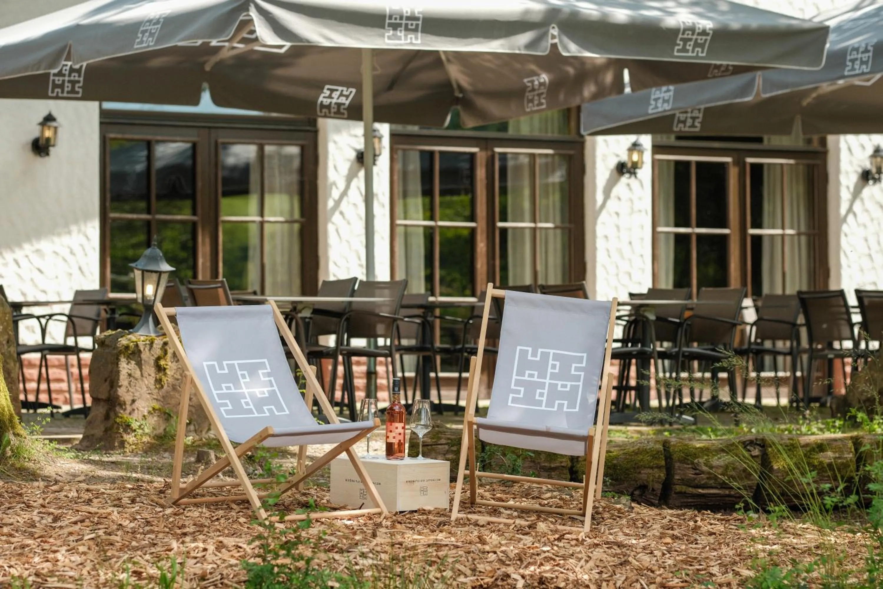 Balcony/Terrace in Hotel-Restaurant Kreuzberghof Tagungs- und Veranstaltungshotel