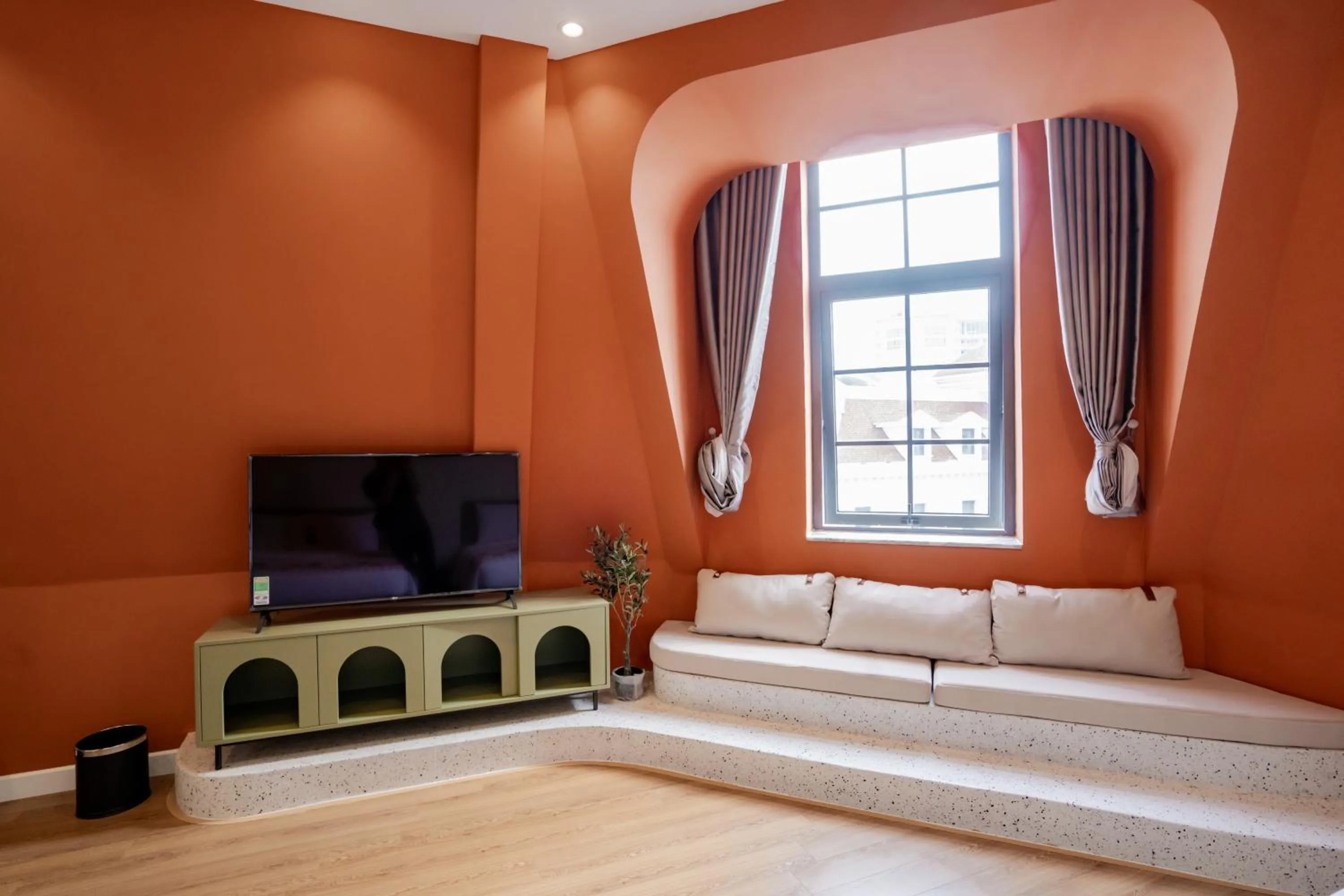 Bed in Palette Collect's Boutique Hotel Ha Long