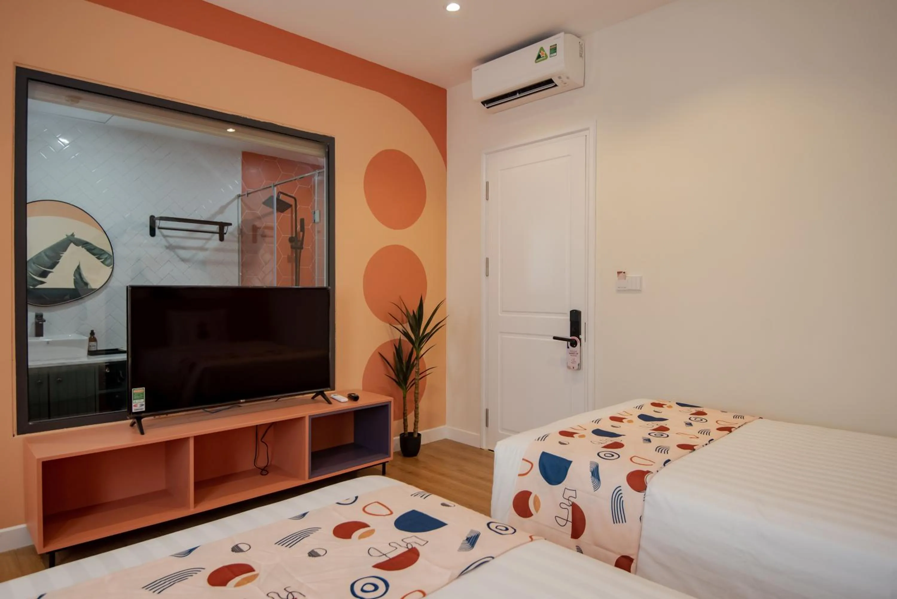 Bed in Palette Collect's Boutique Hotel Ha Long