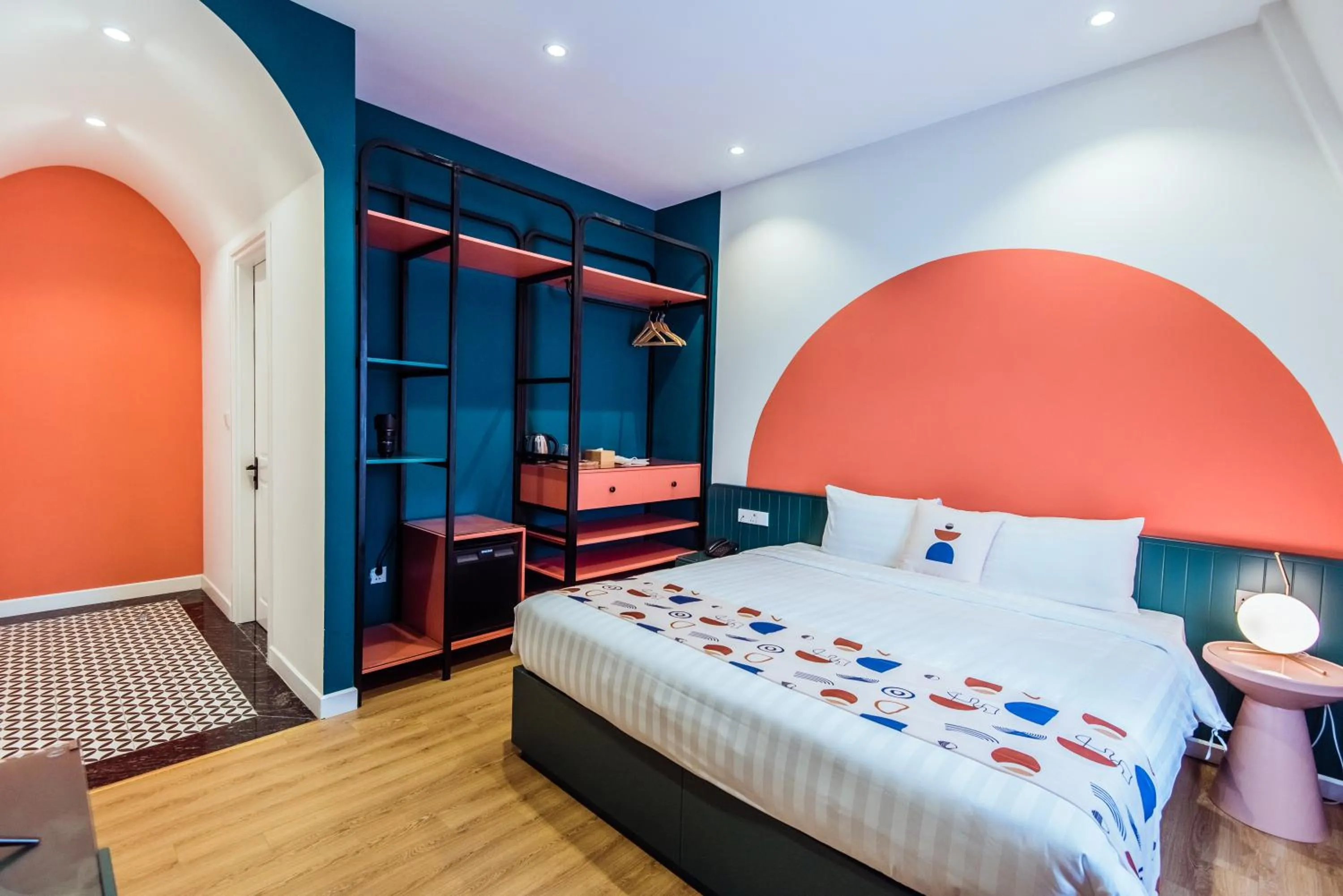 Bed in Palette Collect's Boutique Hotel Ha Long