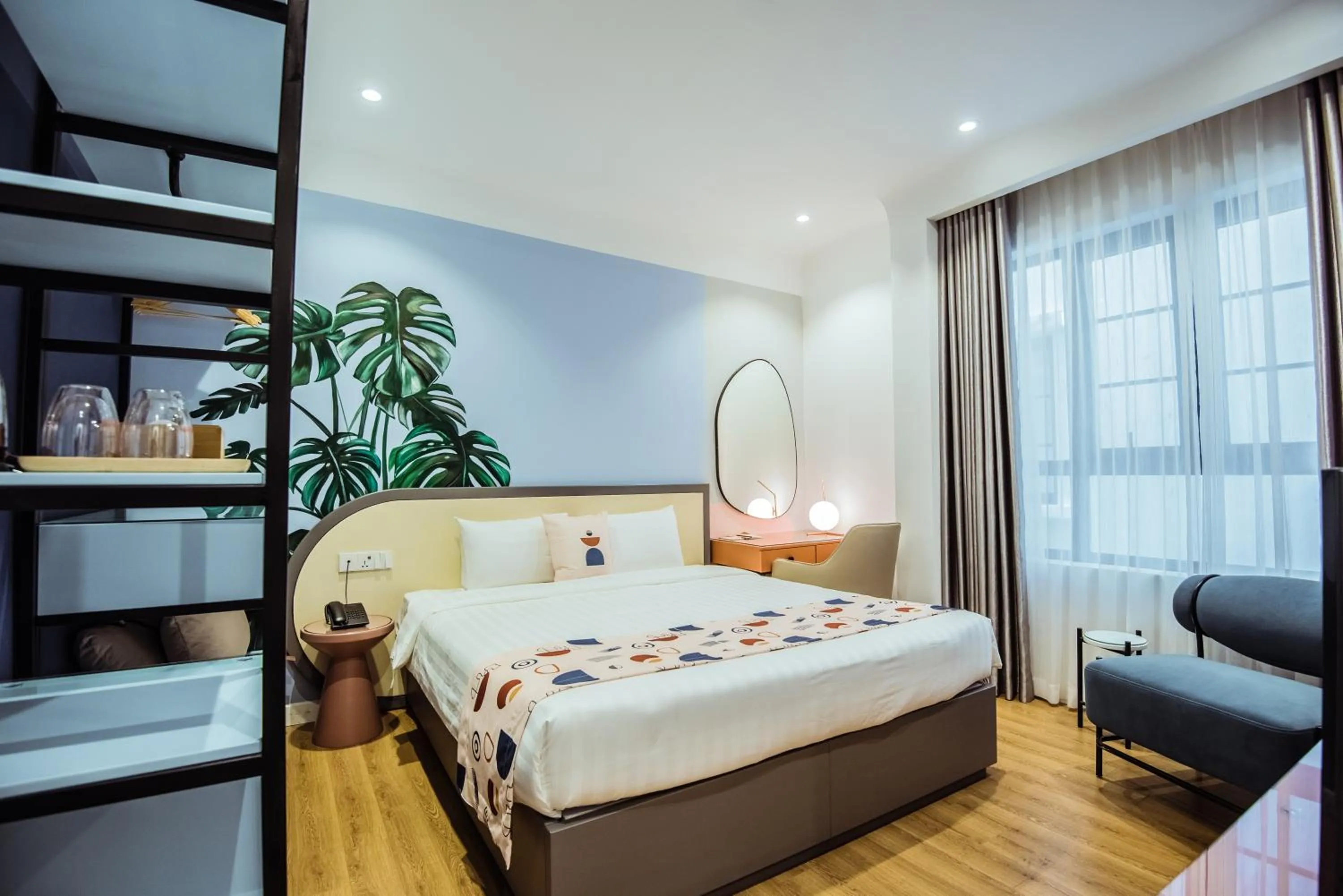 Bed in Palette Collect's Boutique Hotel Ha Long