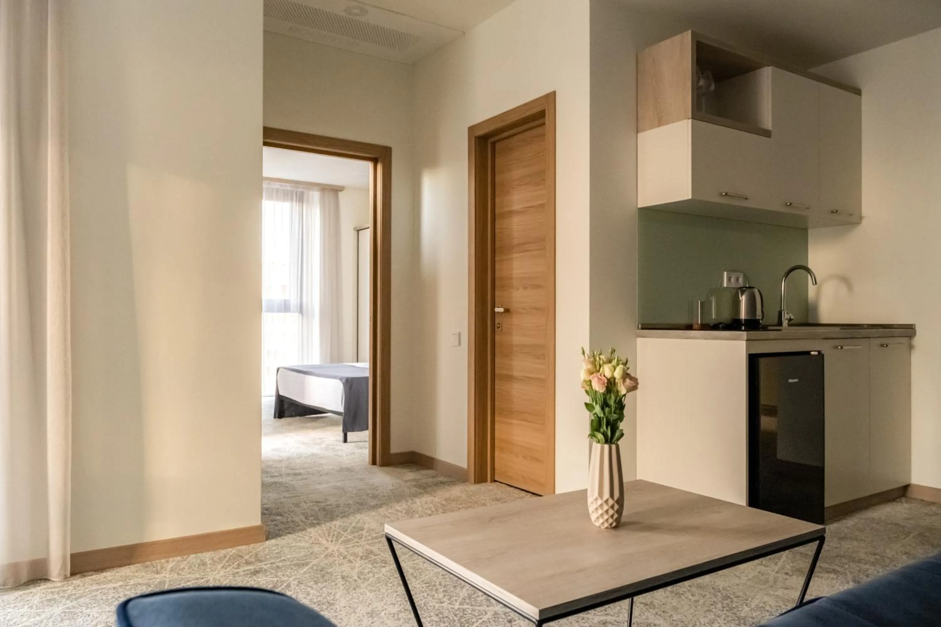 Kitchen or kitchenette in Rooftop Apart-Hotel