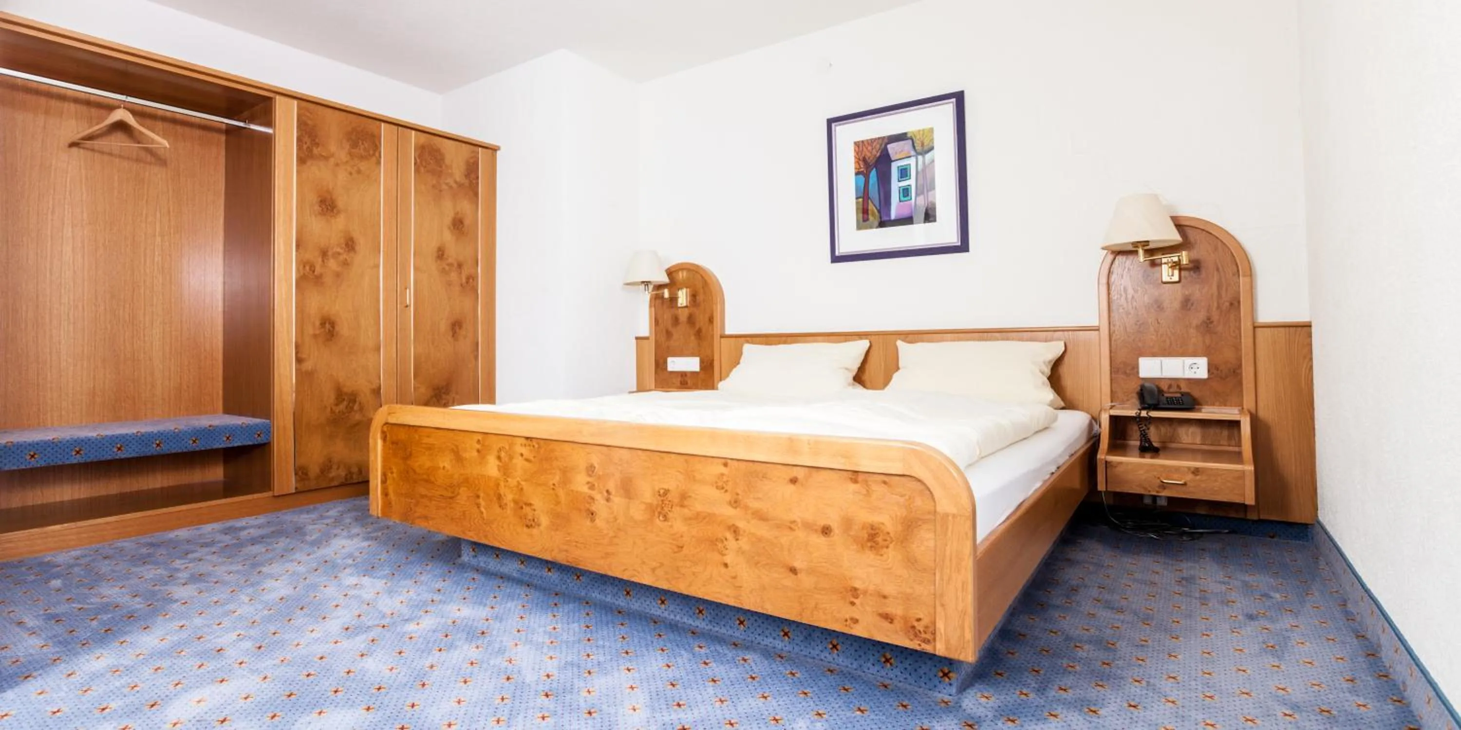 Bed in Landgasthaus Hotel Maien