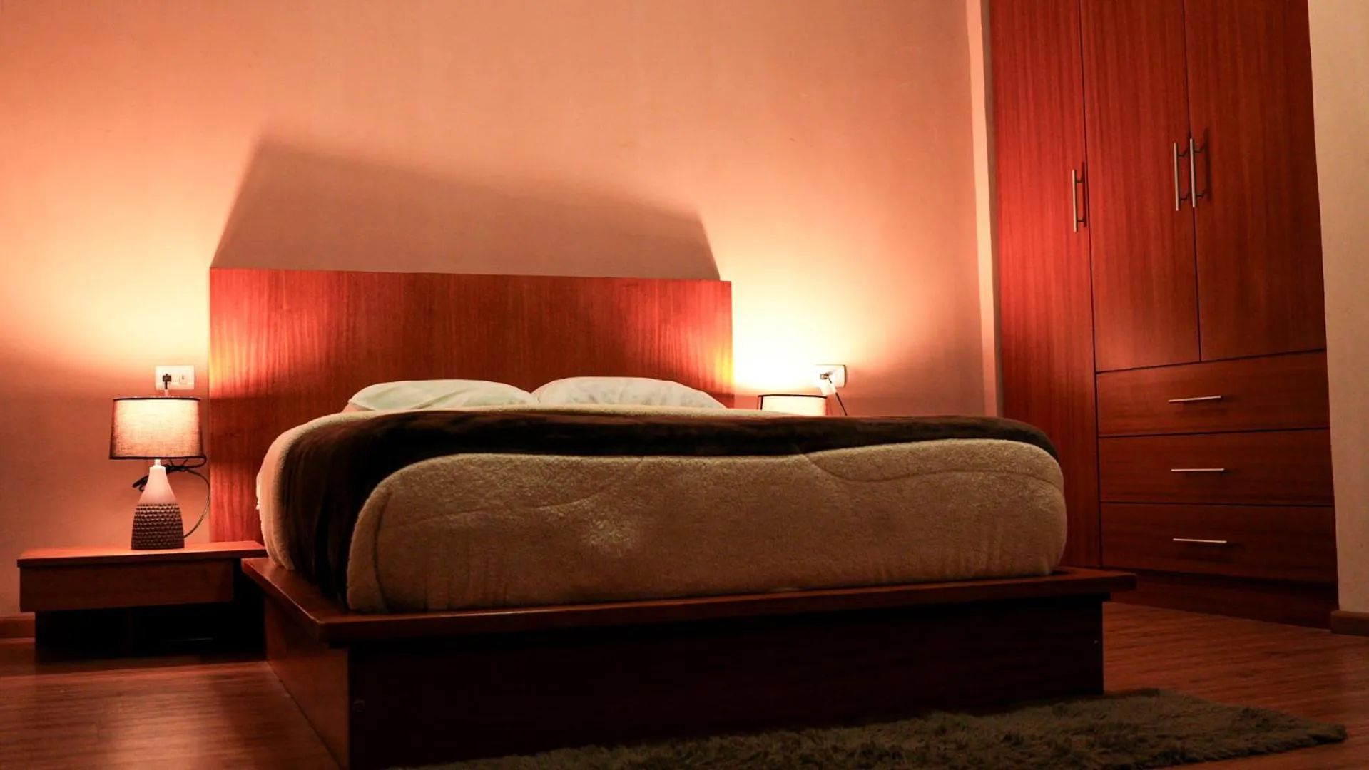 Bed in Hotel San Benito Cuenca
