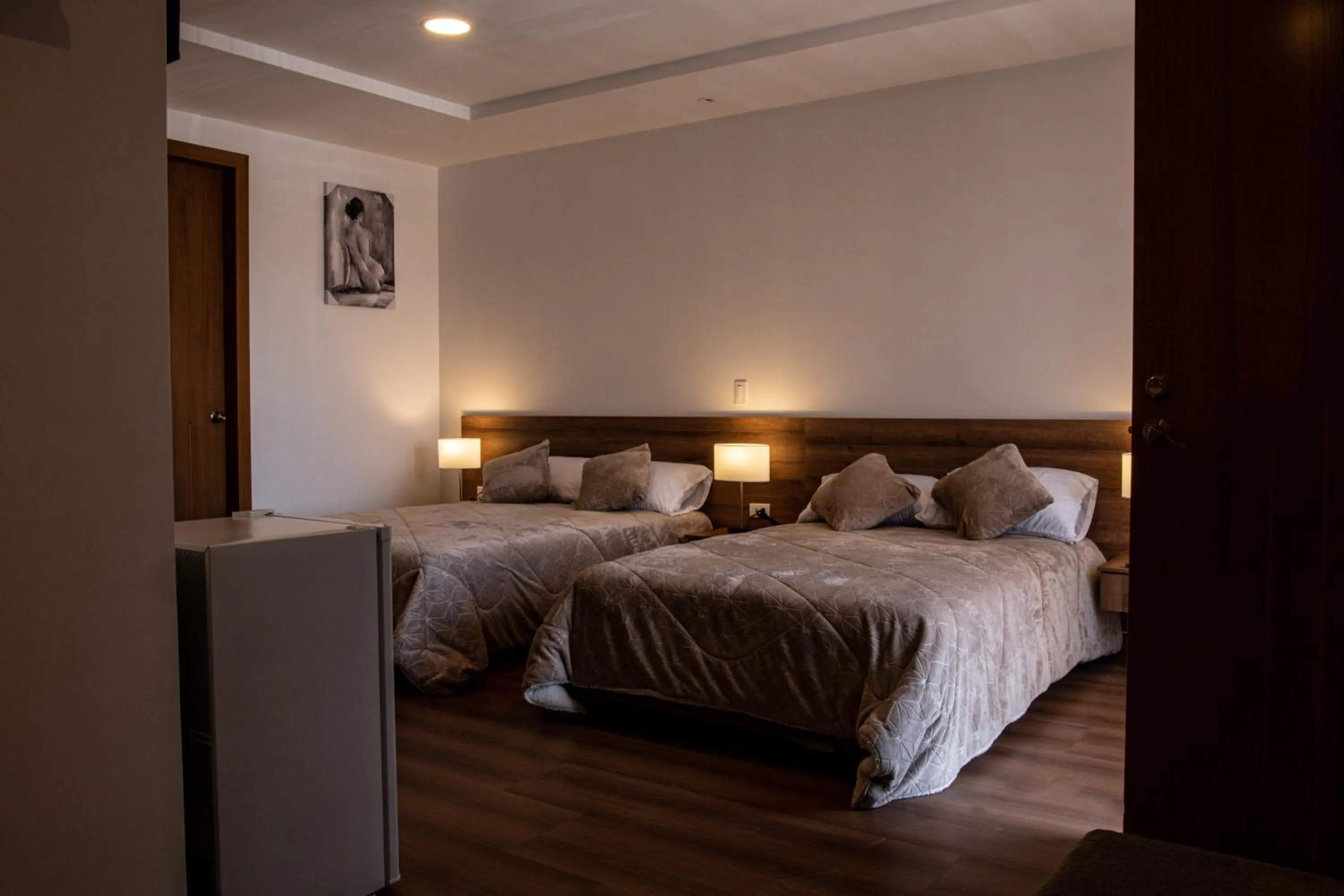 Bed in Hotel San Benito Cuenca