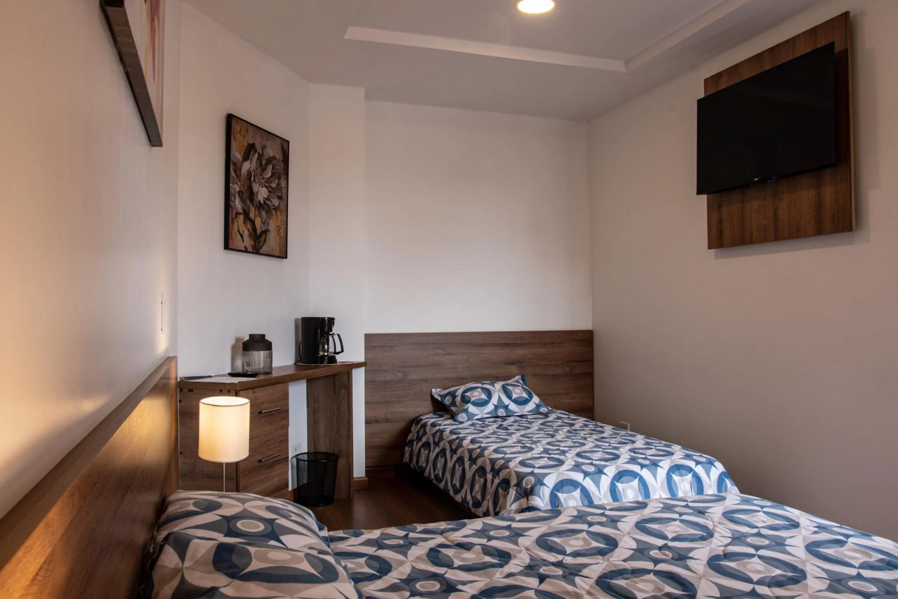 Bed in Hotel San Benito Cuenca