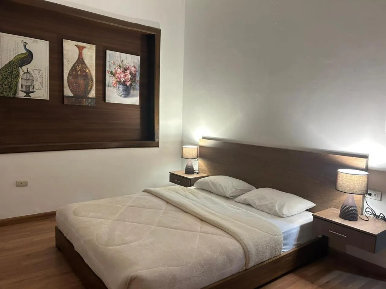 Bed in Hotel San Benito Cuenca