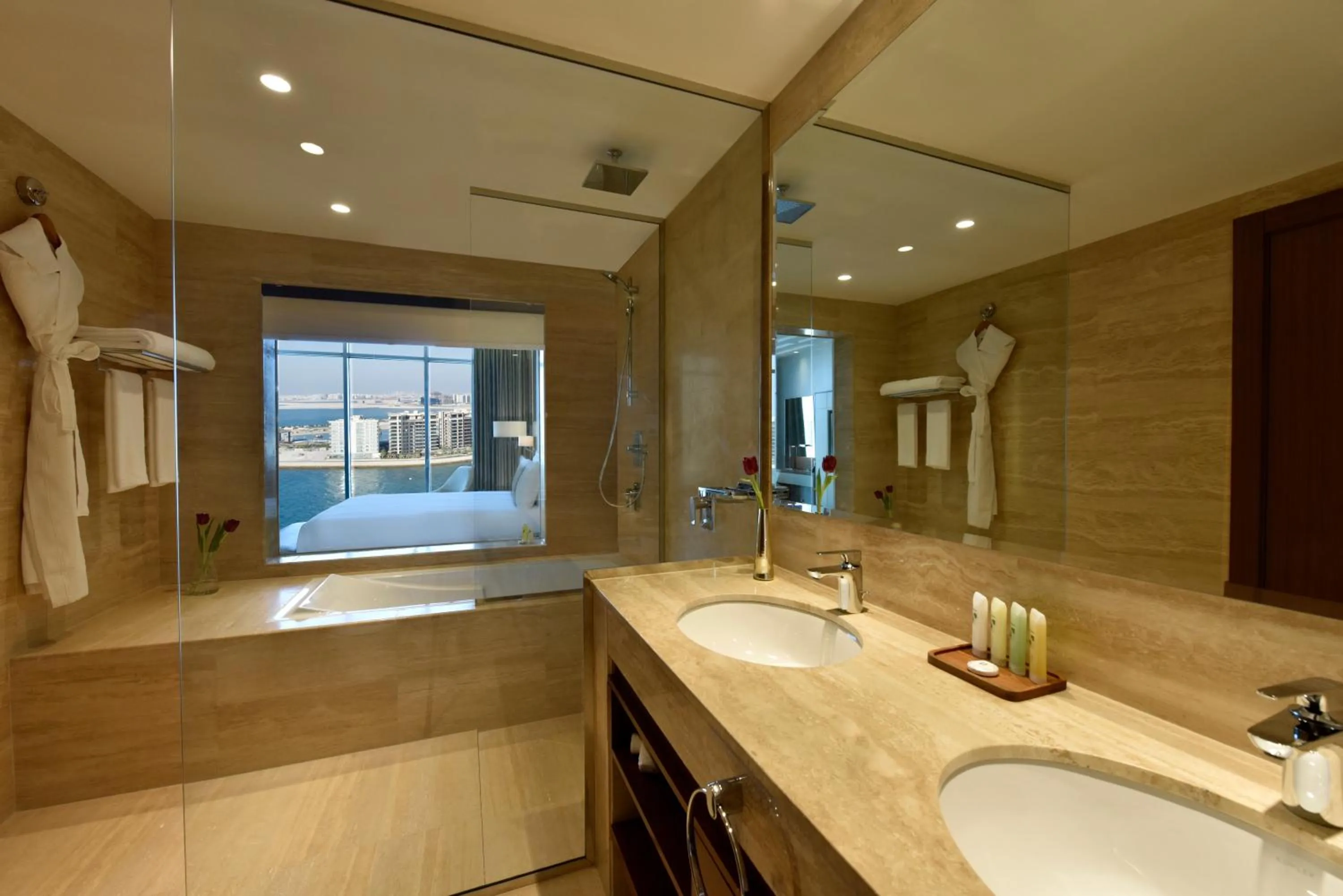 Bathroom in Grand Swiss-Belhotel Waterfront Seef