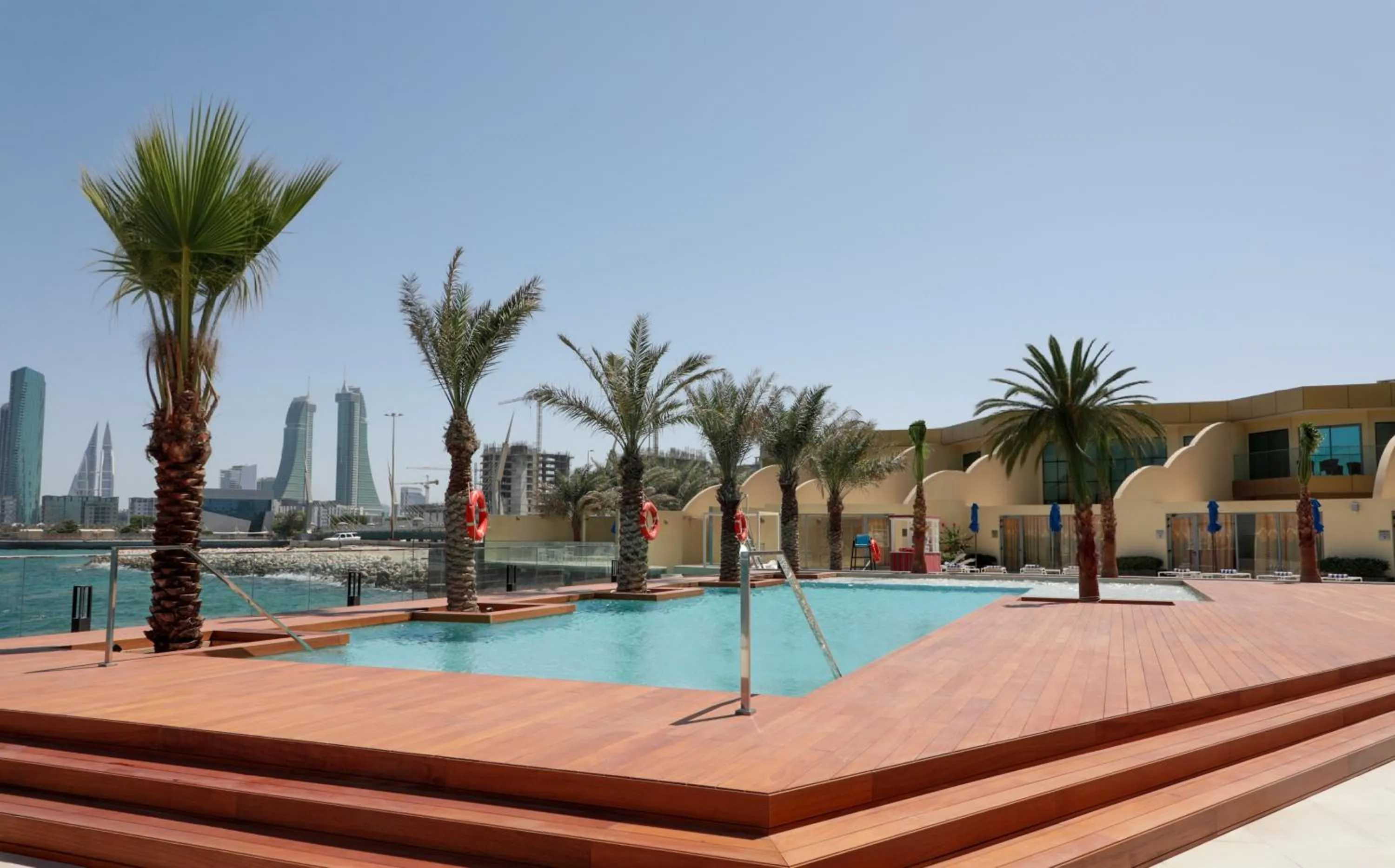 Swimming pool in Grand Swiss-Belhotel Waterfront Seef
