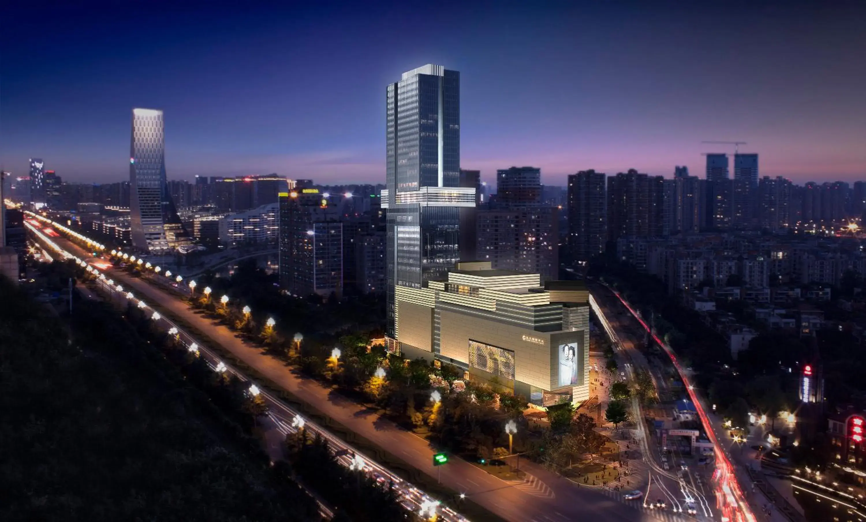 Property building in Grand Bay Hotel Chengdu Property building in Grand Bay Hotel Chengdu