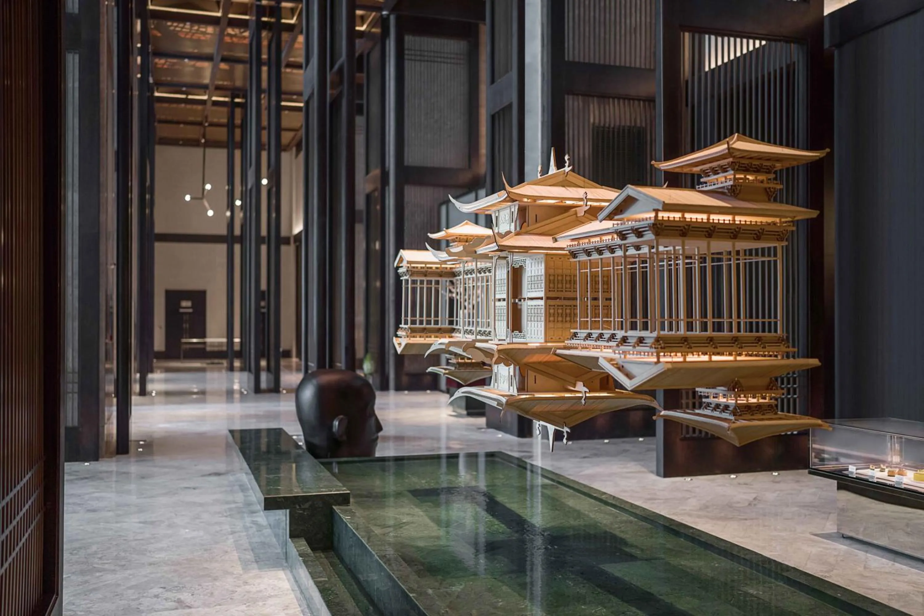 Lobby or reception in Grand Bay Hotel Chengdu