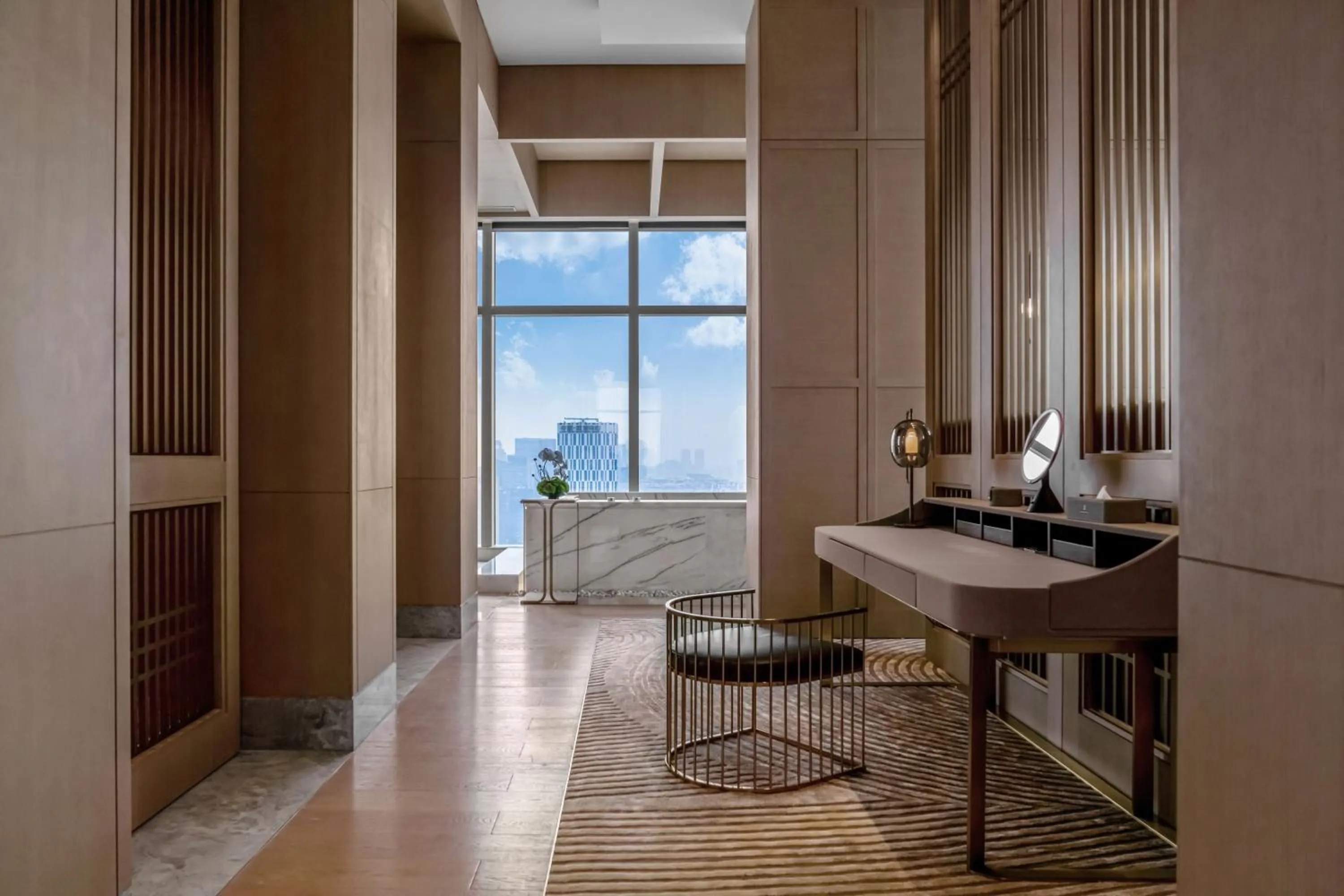 Seating area in Grand Bay Hotel Chengdu