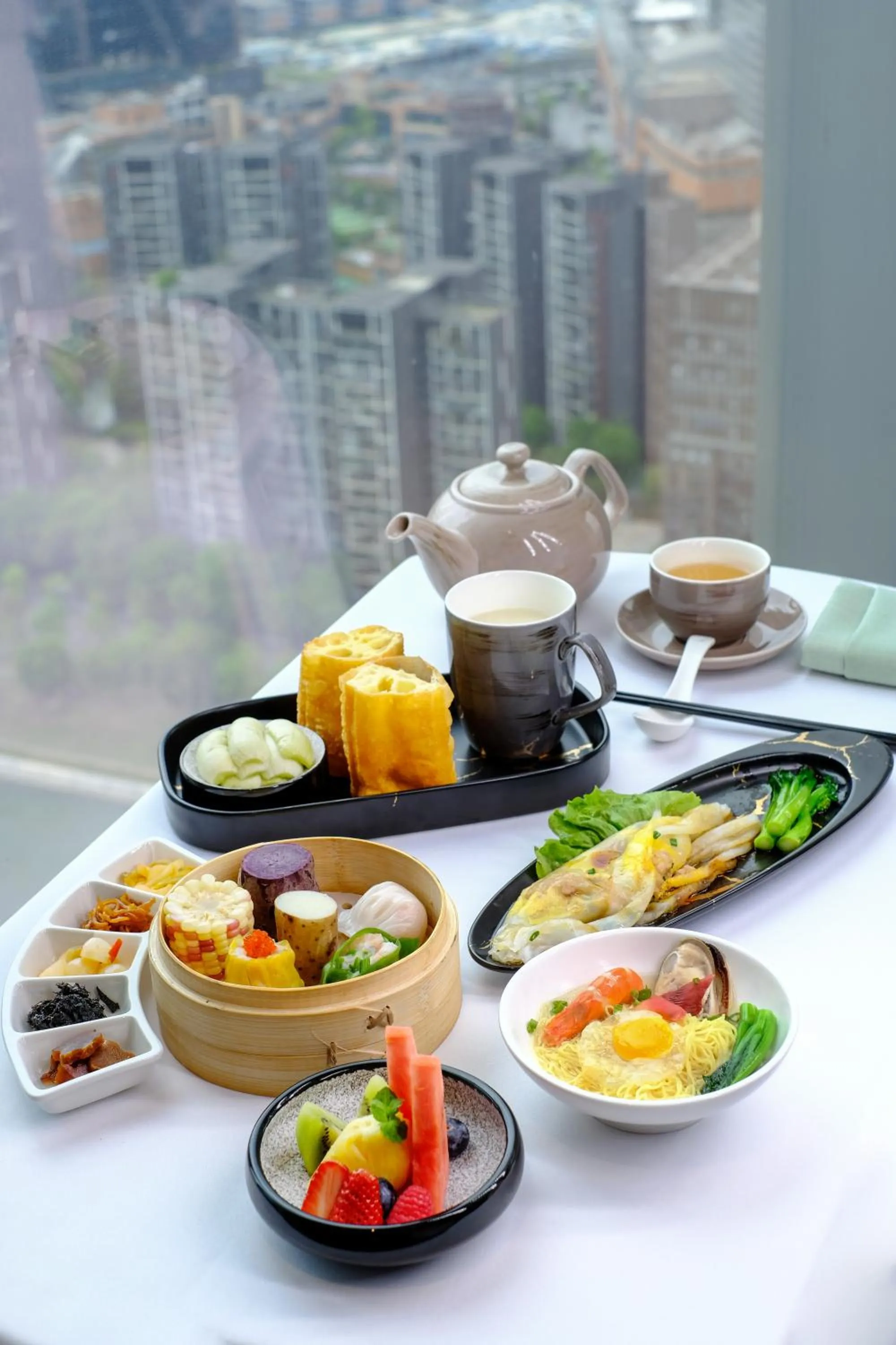 Breakfast in Grand Bay Hotel Chengdu