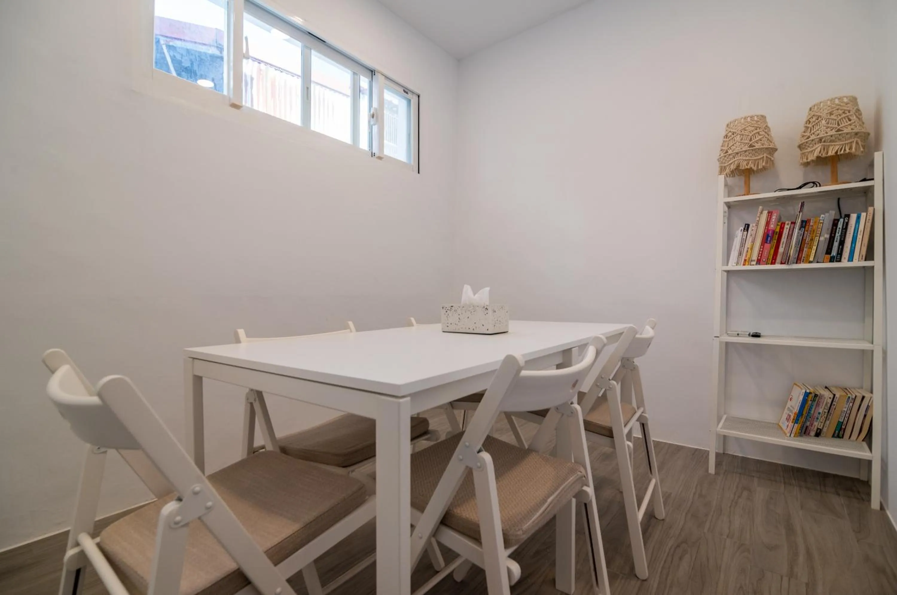 Dining area in W3 HOSTEL