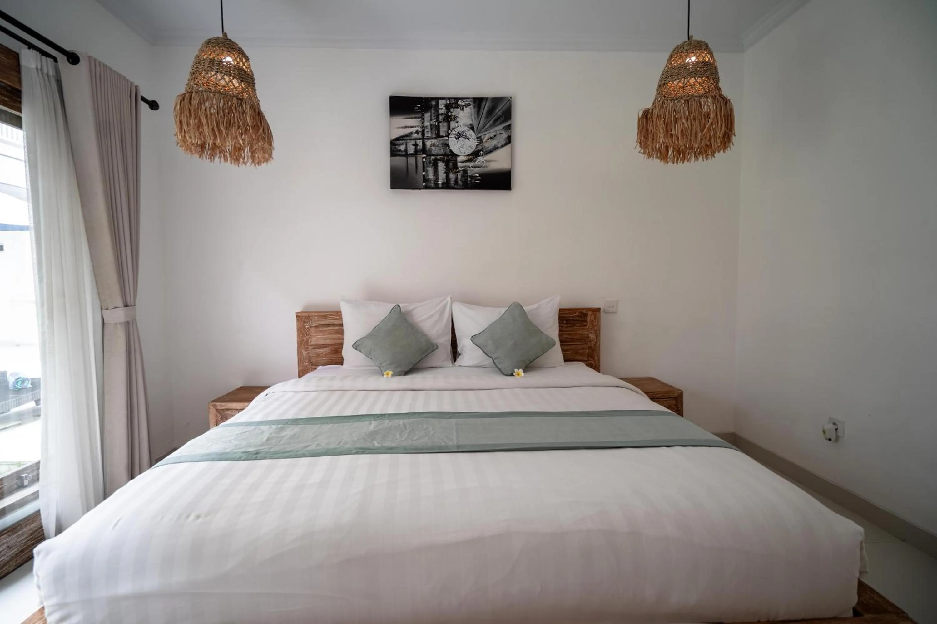 Bed in The Eight Villa & Rooms Bali - Seminyak
