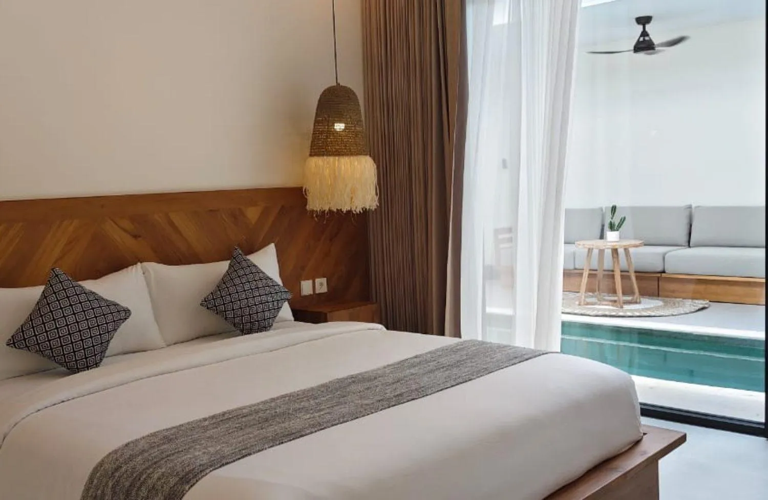 Bed in The Eight Villa & Rooms Bali - Seminyak