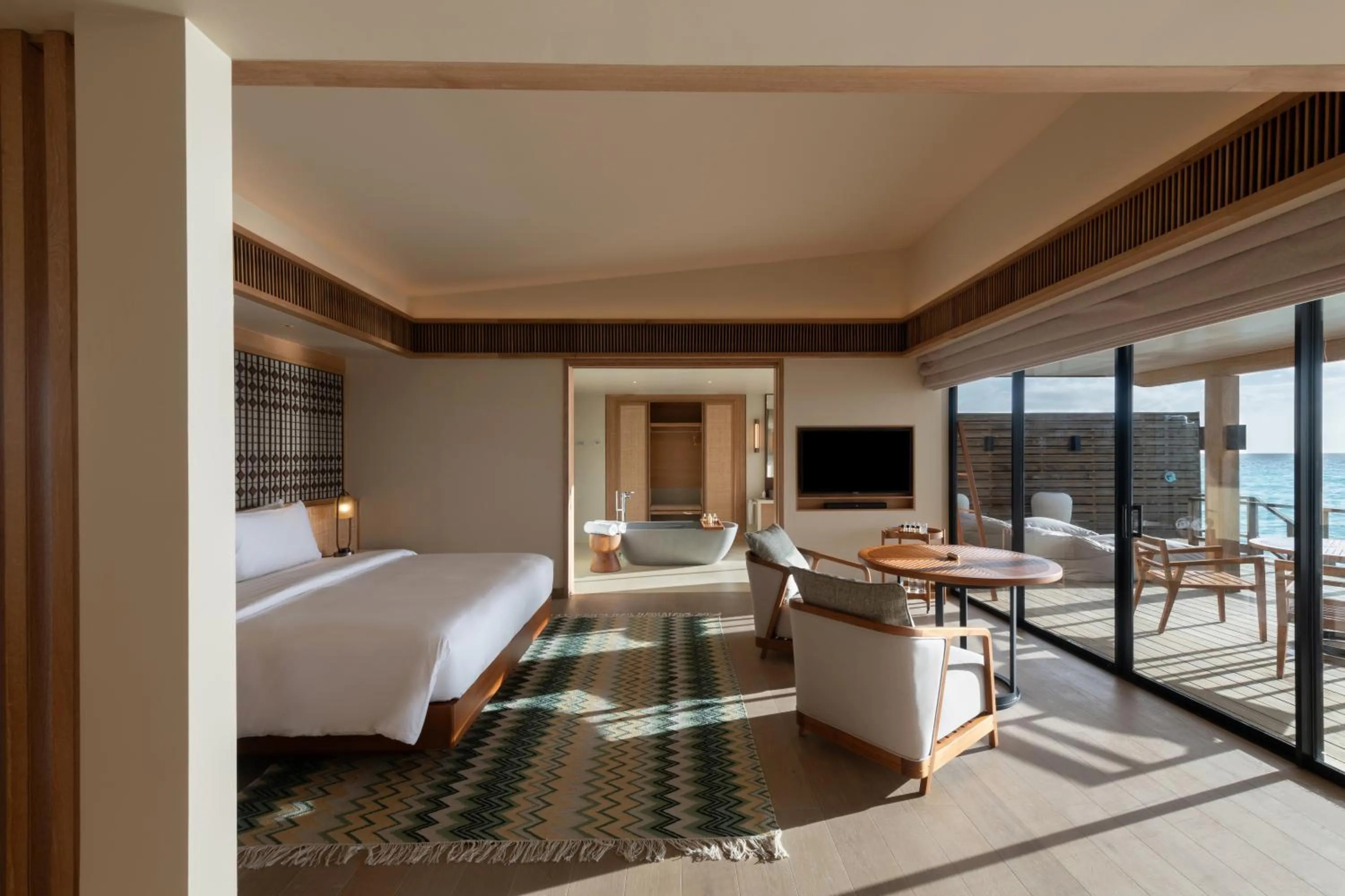 Bedroom, Bed in Kuda Villingili Maldives, Free Return Transfers 03 nights & above