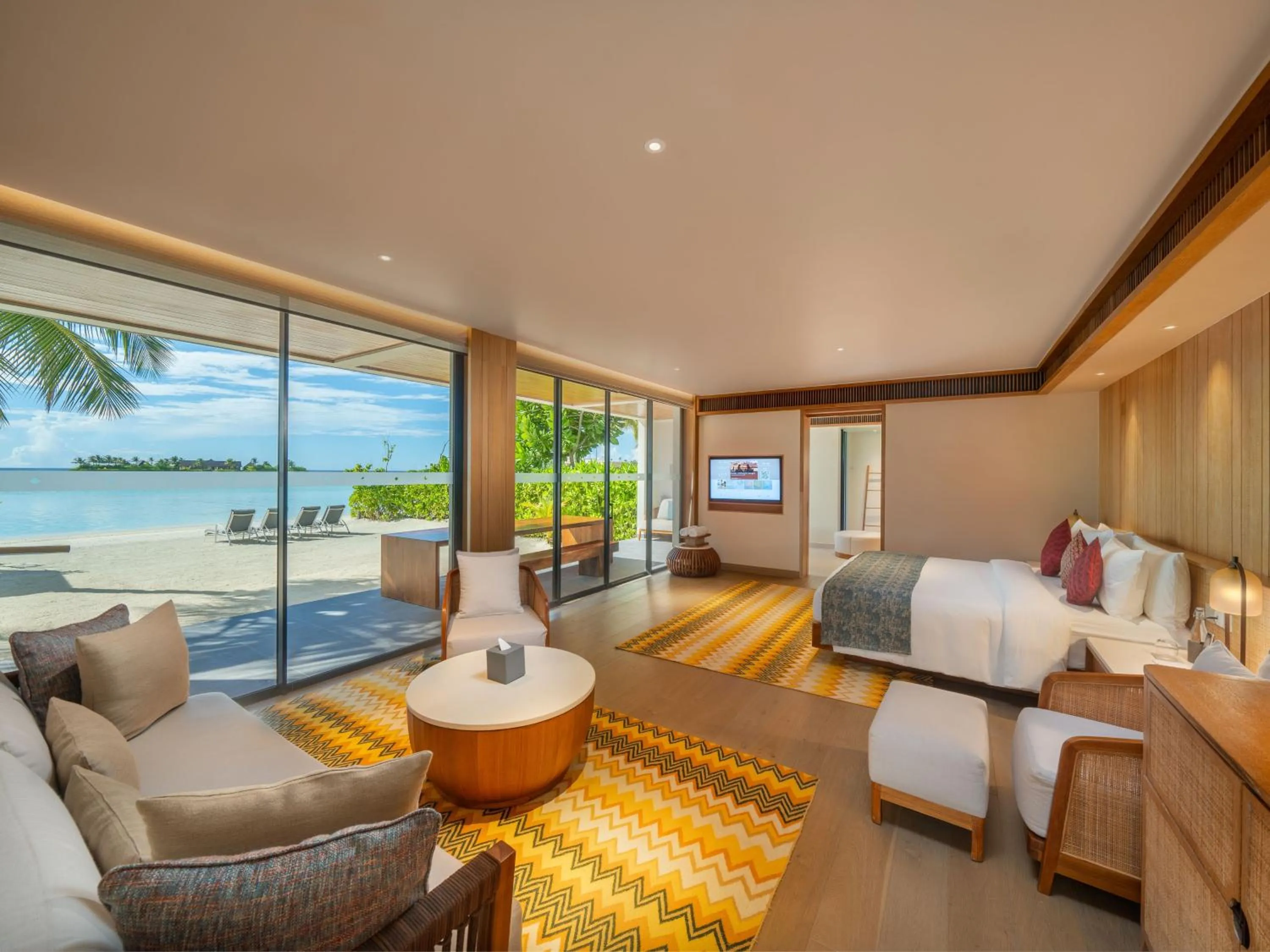 Bed in Kuda Villingili Maldives, Free Return Transfers 03 nights & above