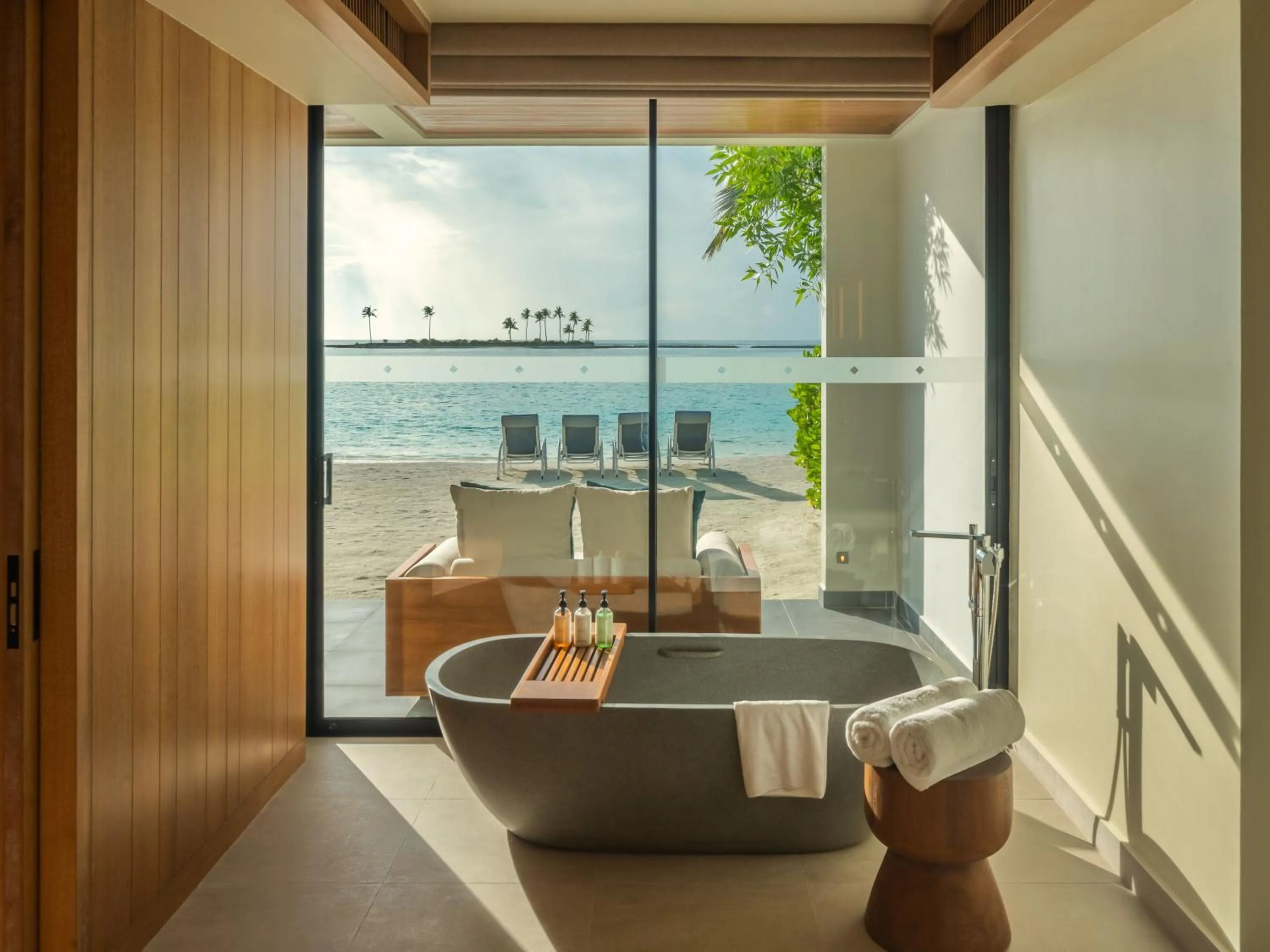 Bathroom in Kuda Villingili Maldives, Free Return Transfers 03 nights & above