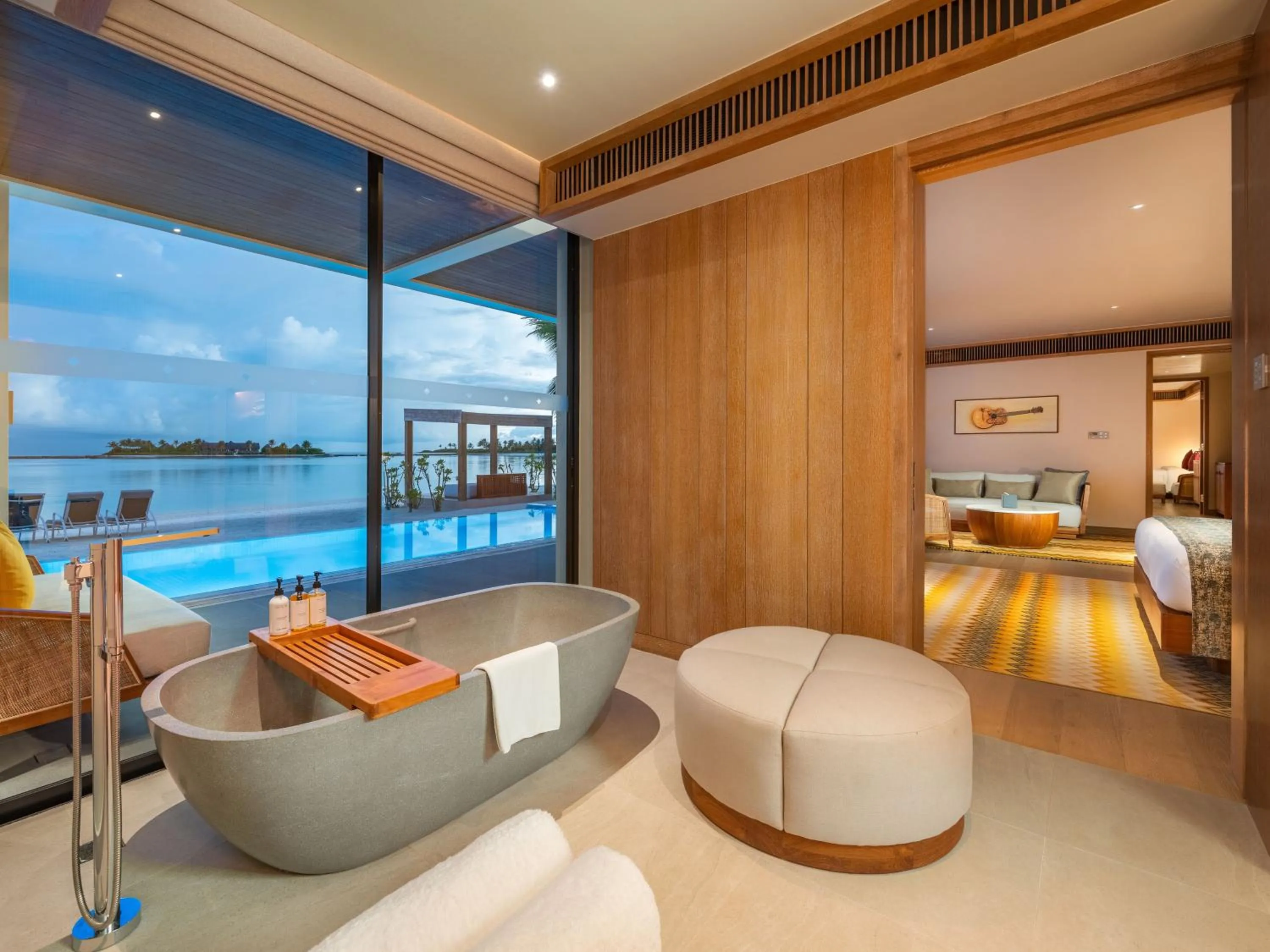 Bed in Kuda Villingili Maldives, Free Return Transfers 03 nights & above