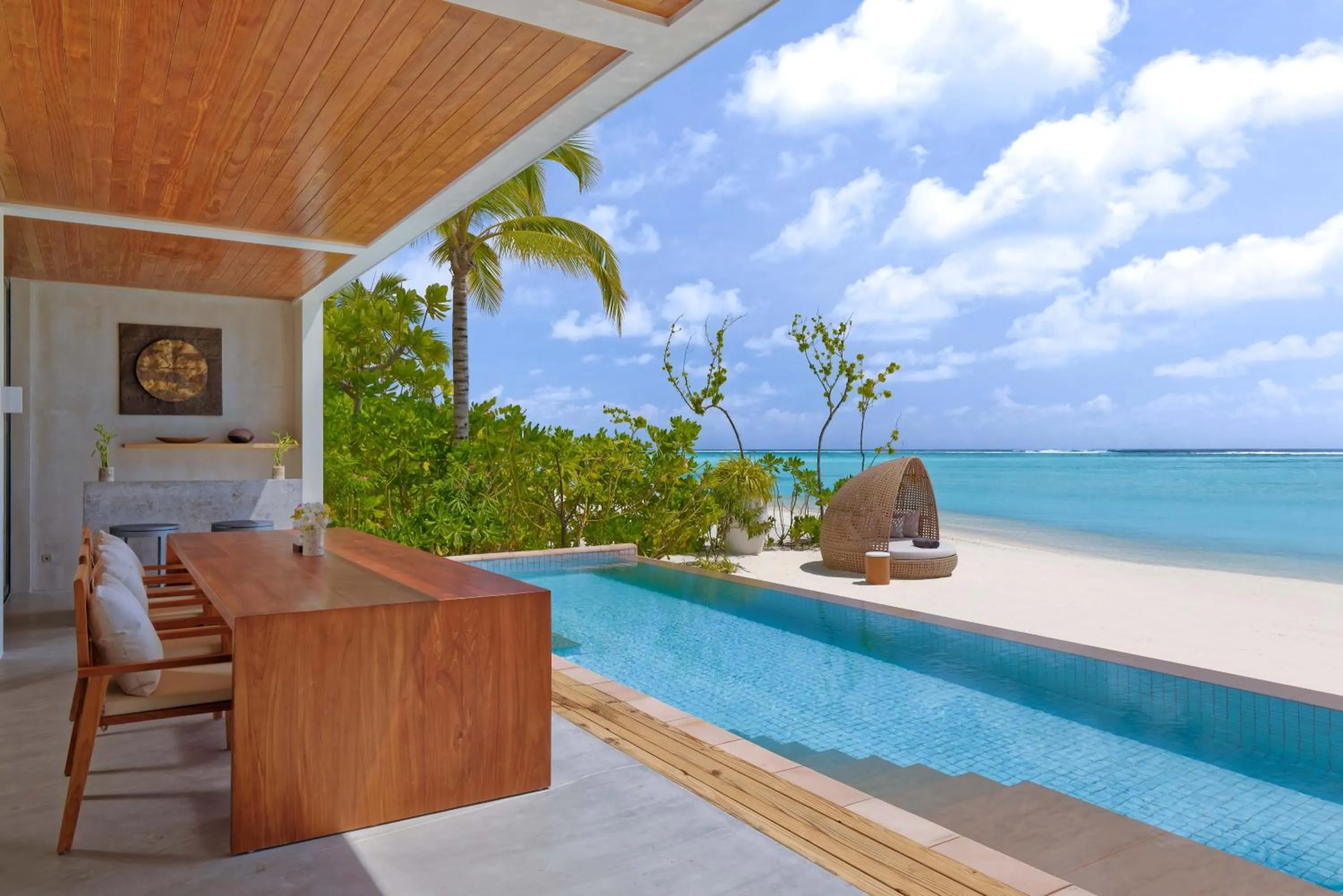 Pool view in Kuda Villingili Maldives, Free Return Transfers 03 nights & above