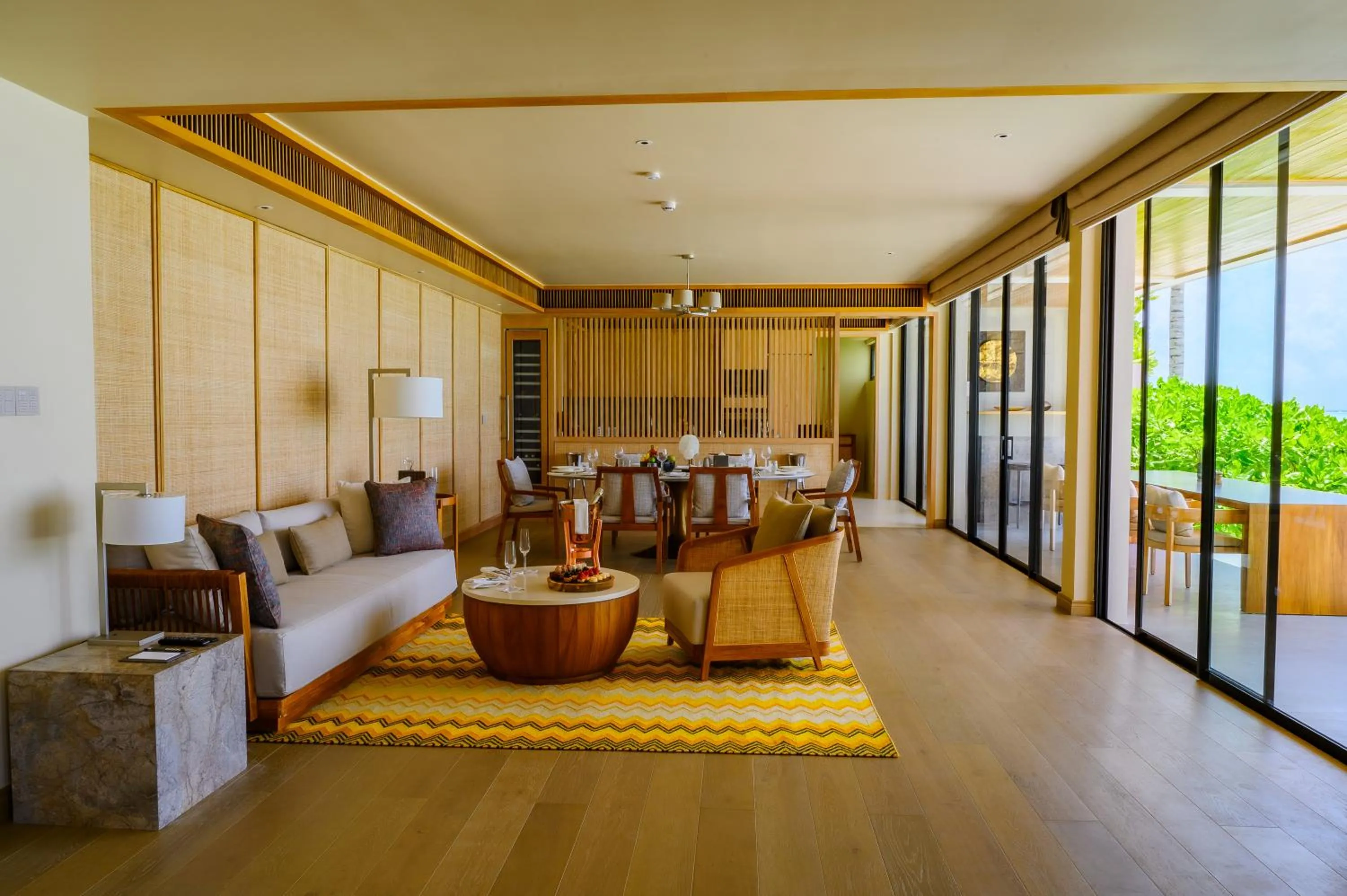 Seating area in Kuda Villingili Maldives, Free Return Transfers 03 nights & above