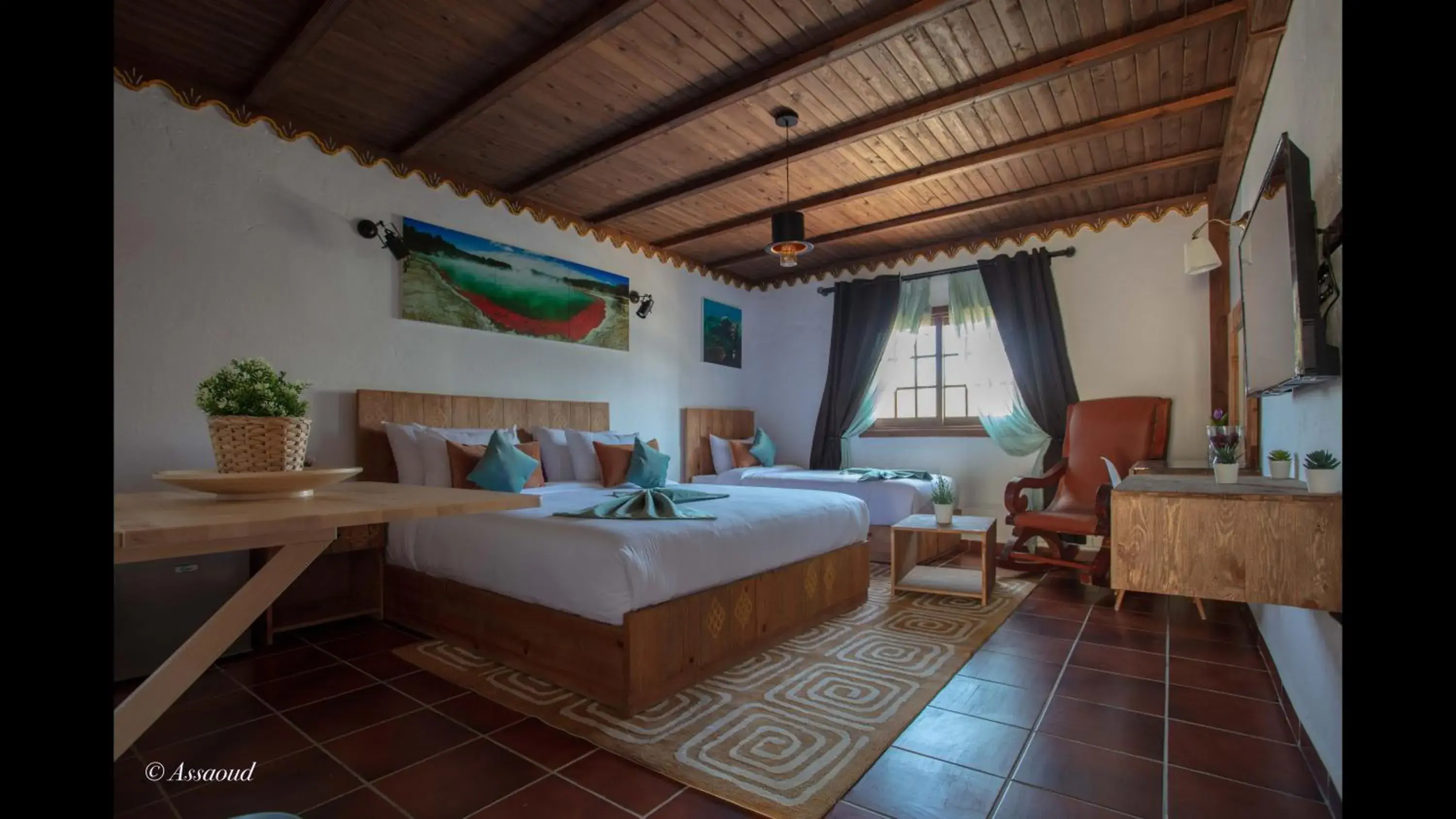 Quadruple Room in Bungalow Double 17 - El Cortijo Chefchaeun Hotel Spa Quadruple Room in Bungalow Double 17 - El Cortijo Chefchaeun Hotel Spa