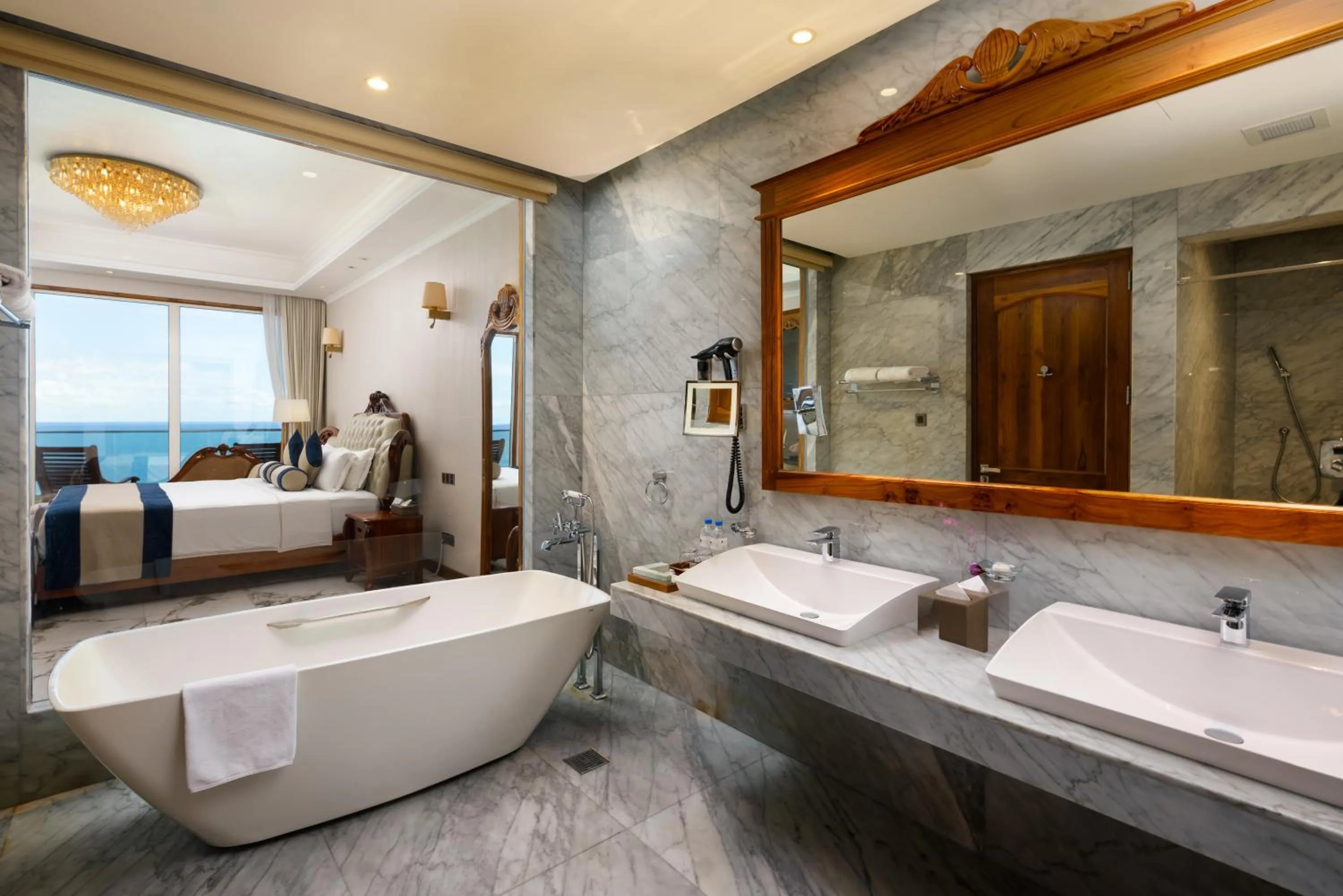 Bedroom in Araliya Beach Resort & Spa Unawatuna- Where you meet the sea all year