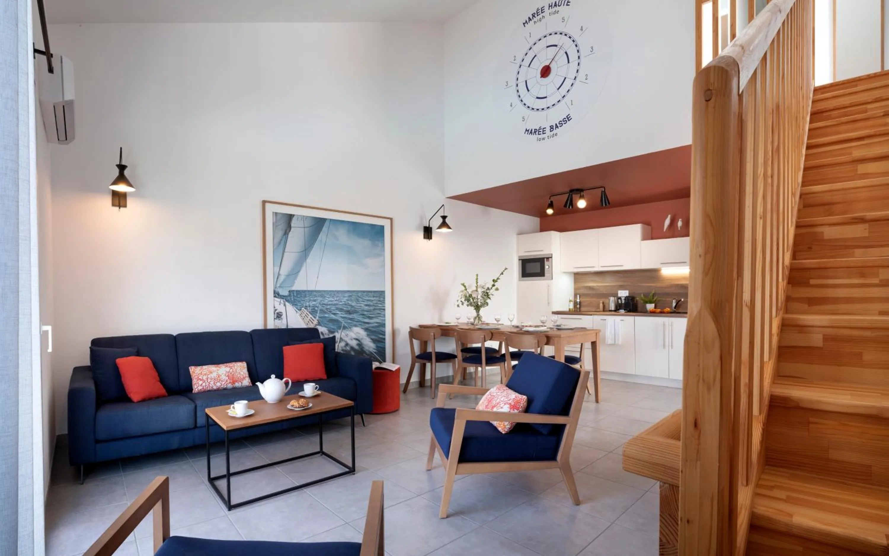 Kitchen or kitchenette in Pierre & Vacances Premium Les Villas d'Olonne