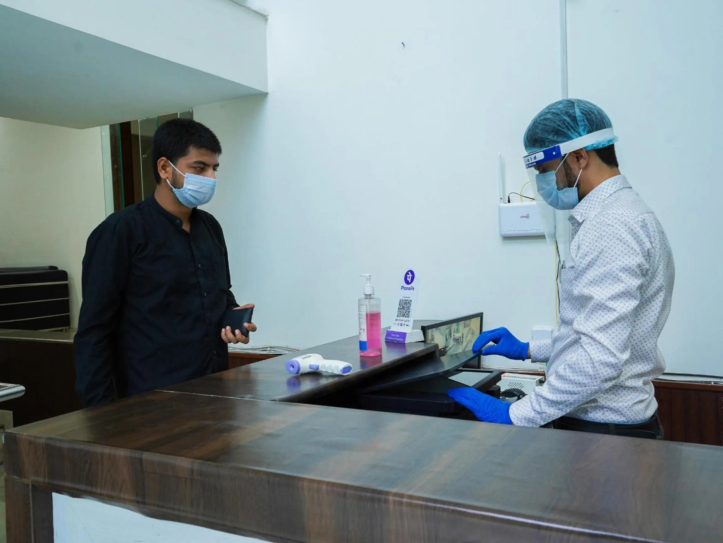 Staff in Lime Tree Hotel Sushant Lok Gurgaon Sector 29 Next to IFFCO CHOWK metro