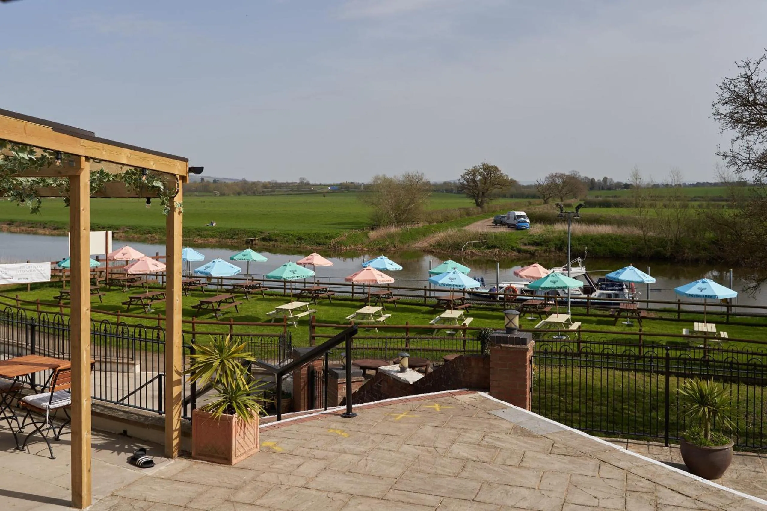 Balcony/Terrace in The Fleet Inn