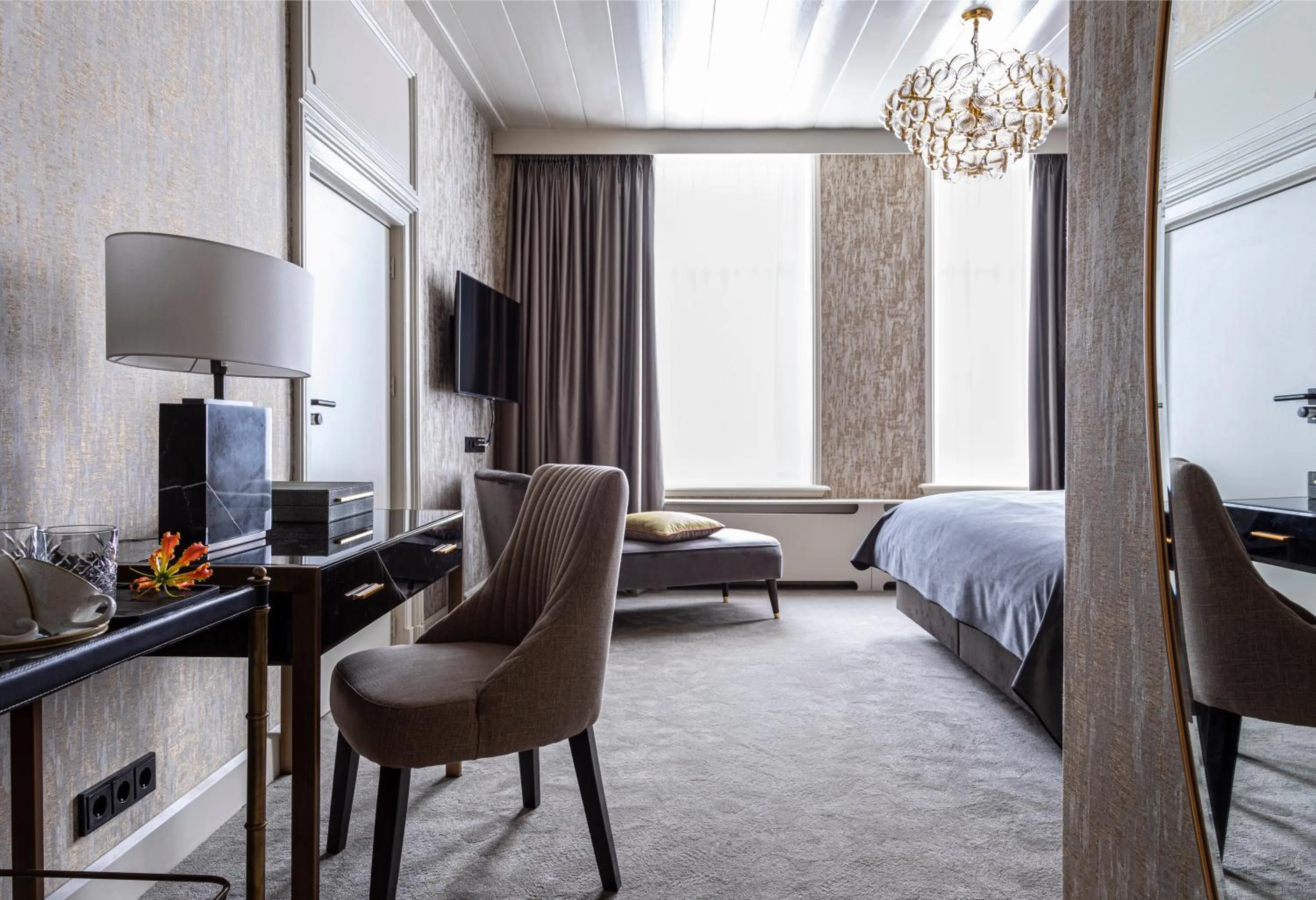 Property building, Bed in Poorter Boutique Hotel Brielle