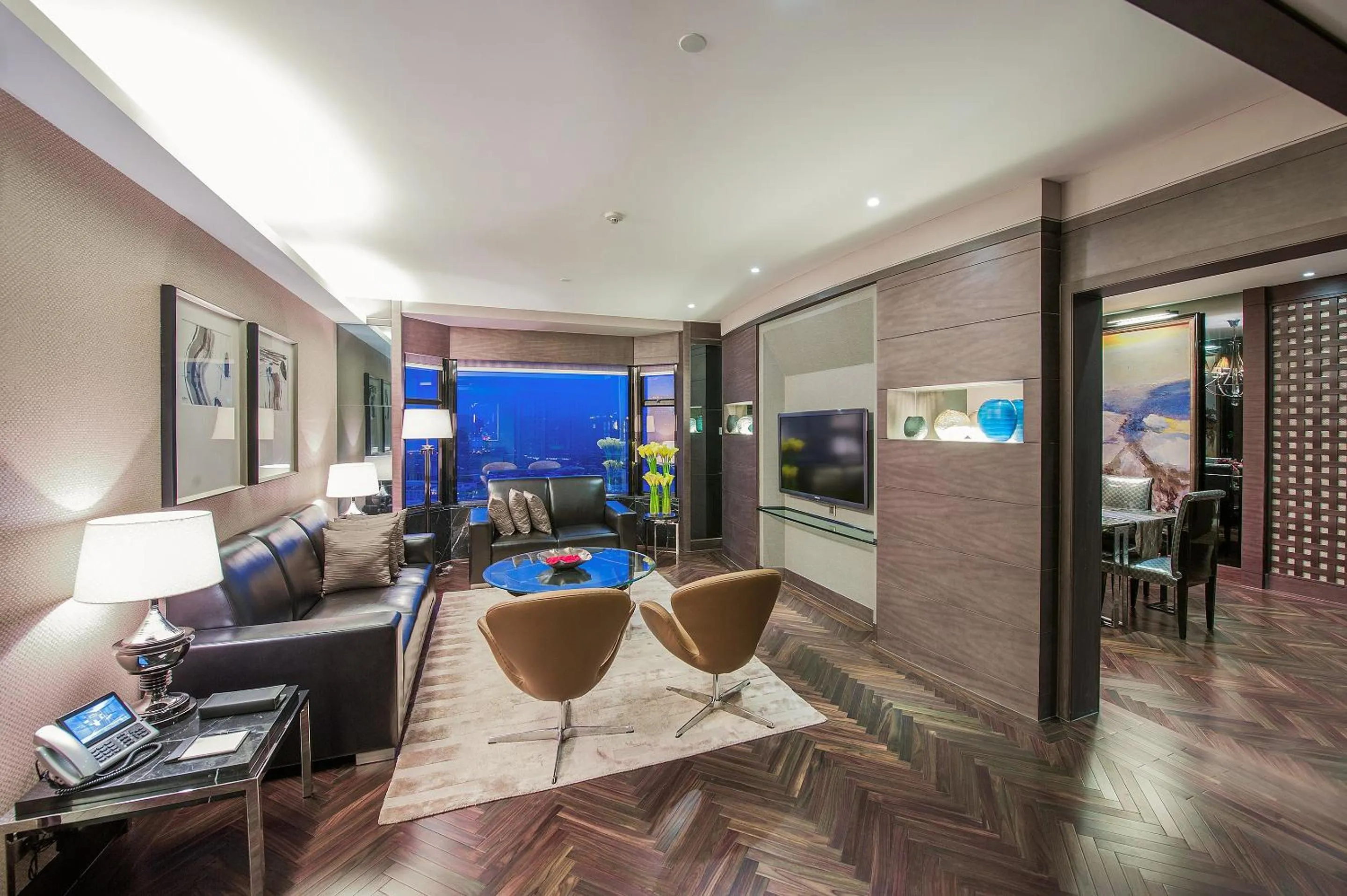 Living room in Millennium Harbourview Hotel Xiamen