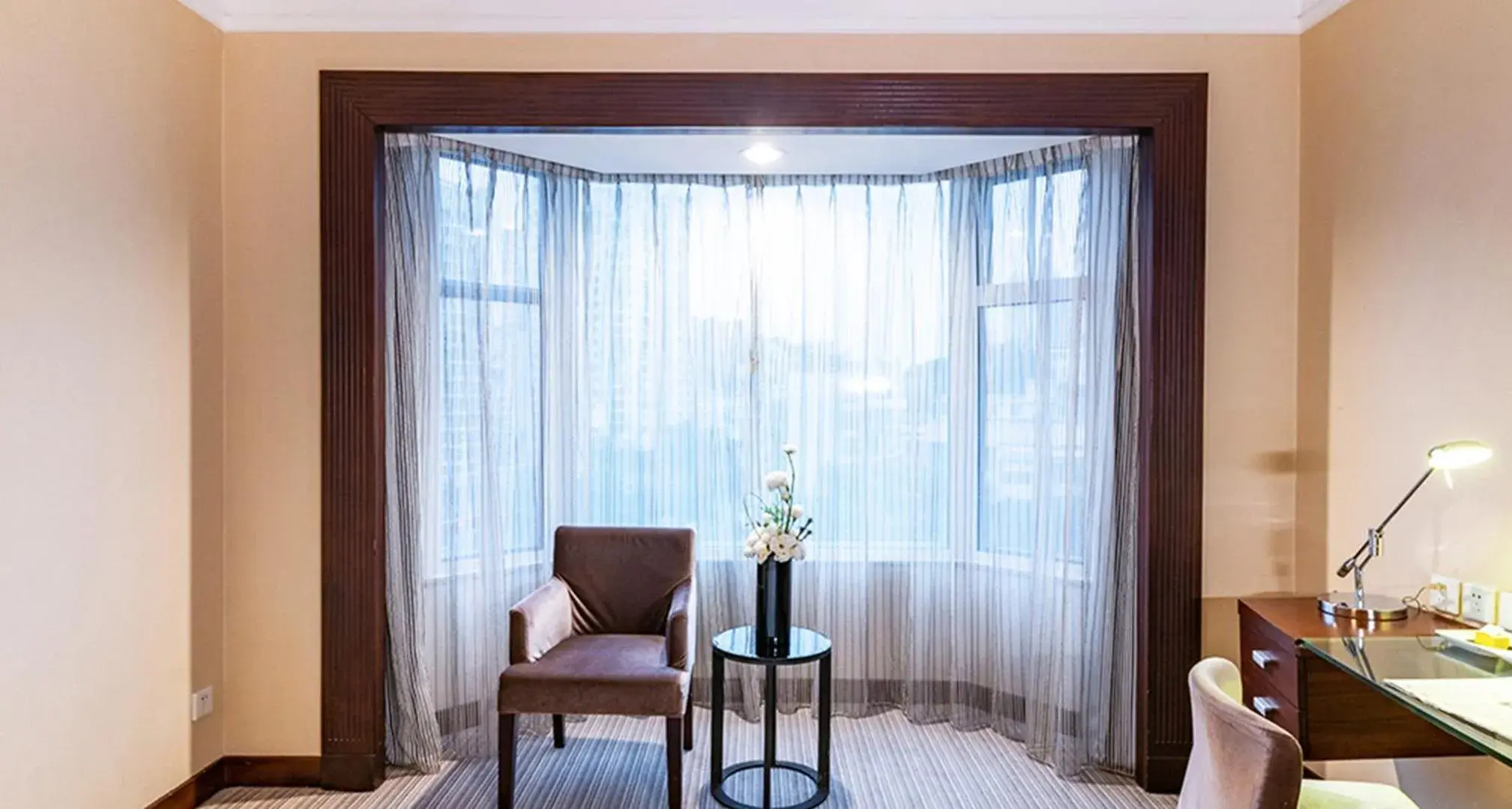 Seating area in Millennium Harbourview Hotel Xiamen-Near Metro Station & Zhongshan Road Seating area in Millennium Harbourview Hotel Xiamen-Near Metro Station & Zhongshan Road