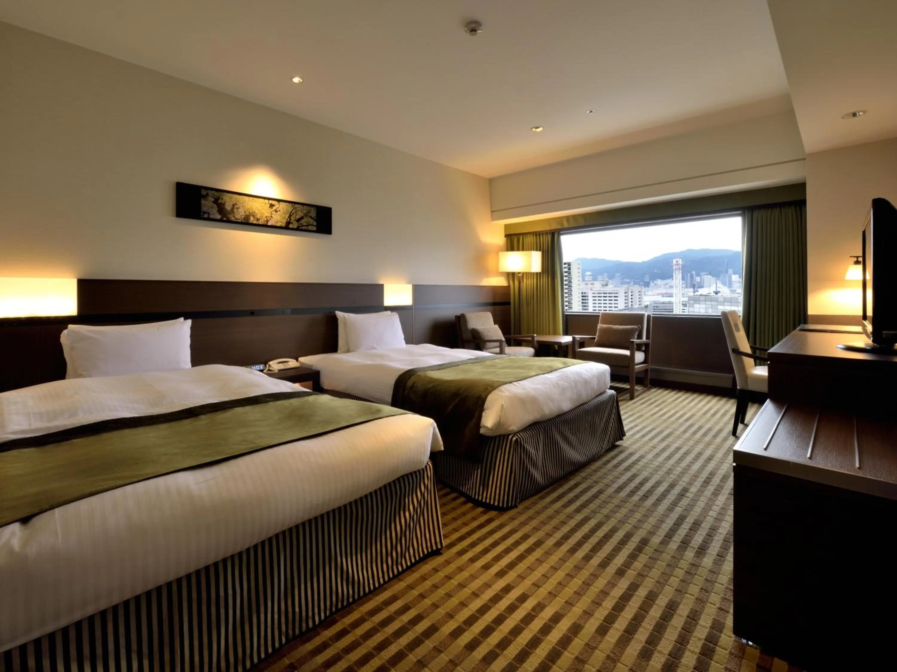 Bedroom, Bed in Kobe Portopia Hotel