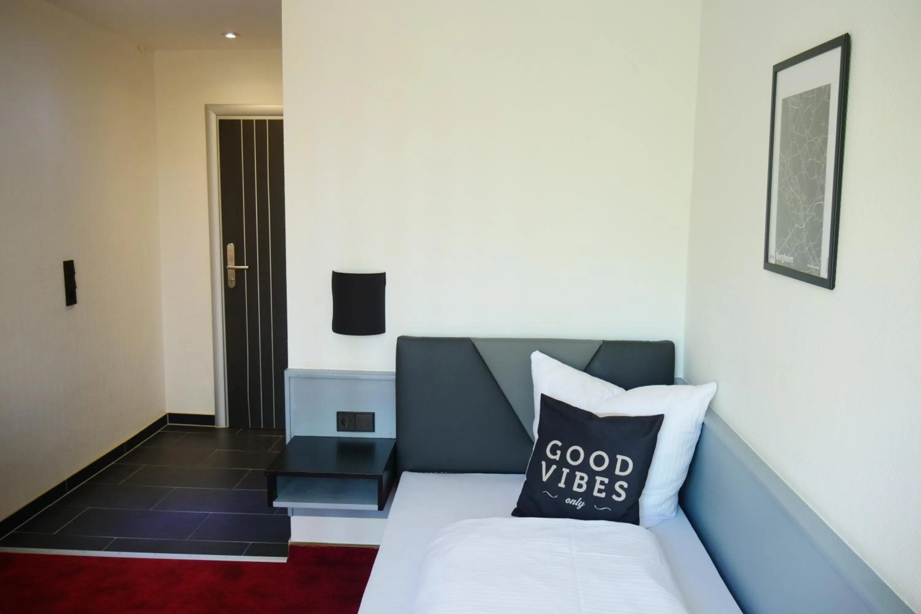 Decorative detail, Bed in Parkhotel Bergheim