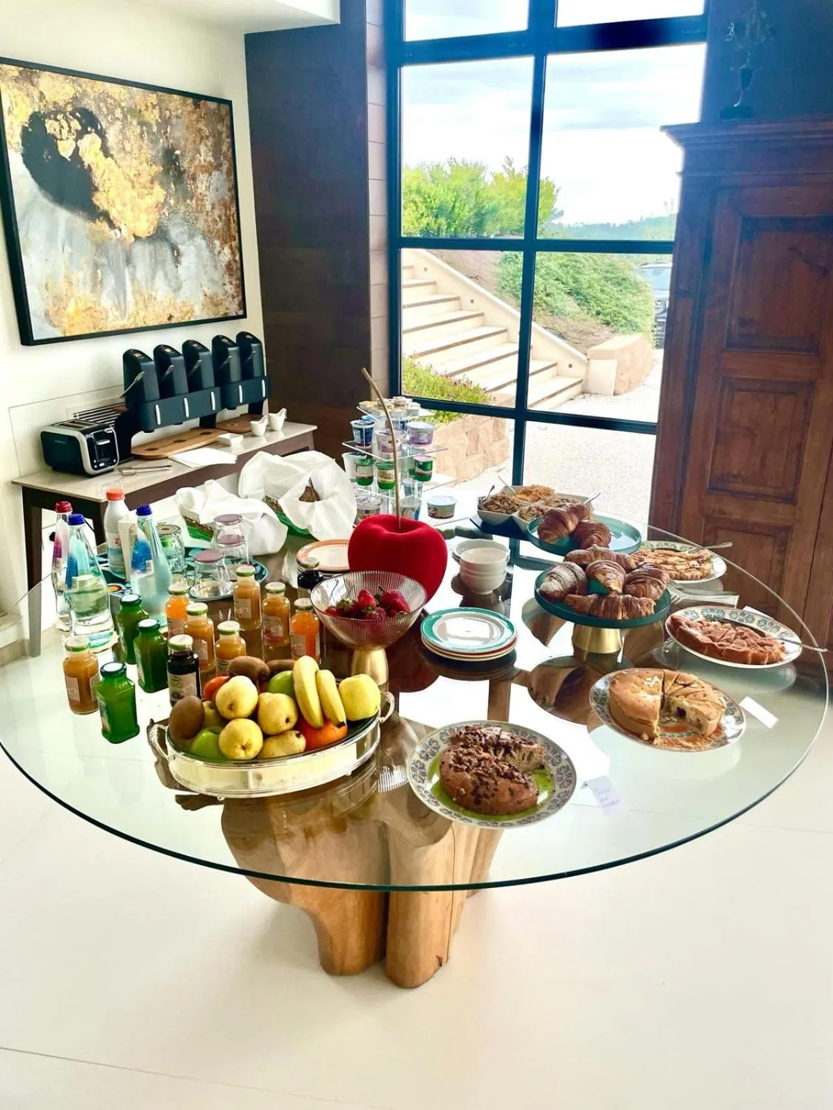 Breakfast in Villa Francesca Relais