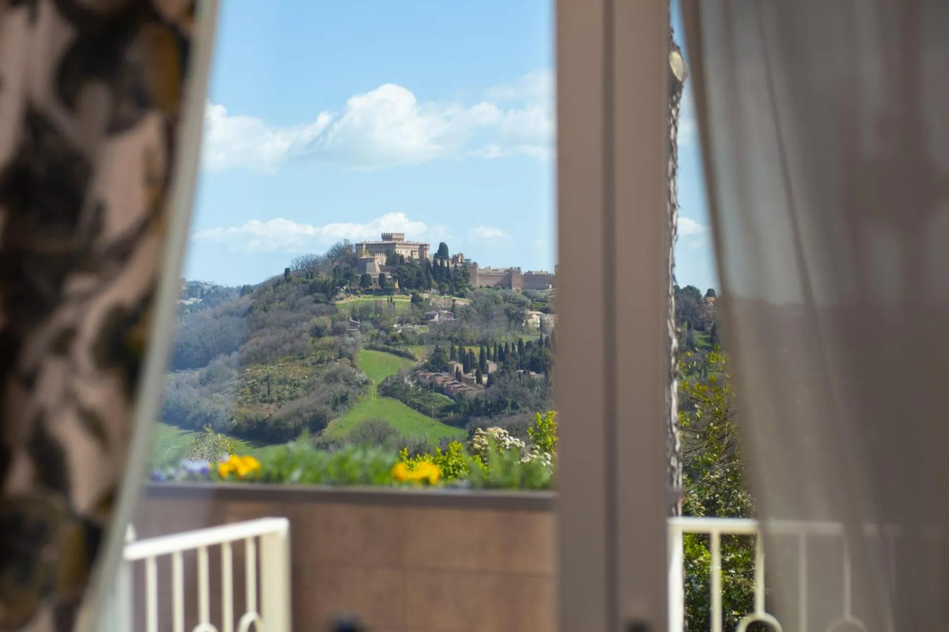 Garden view in Villa Francesca Relais