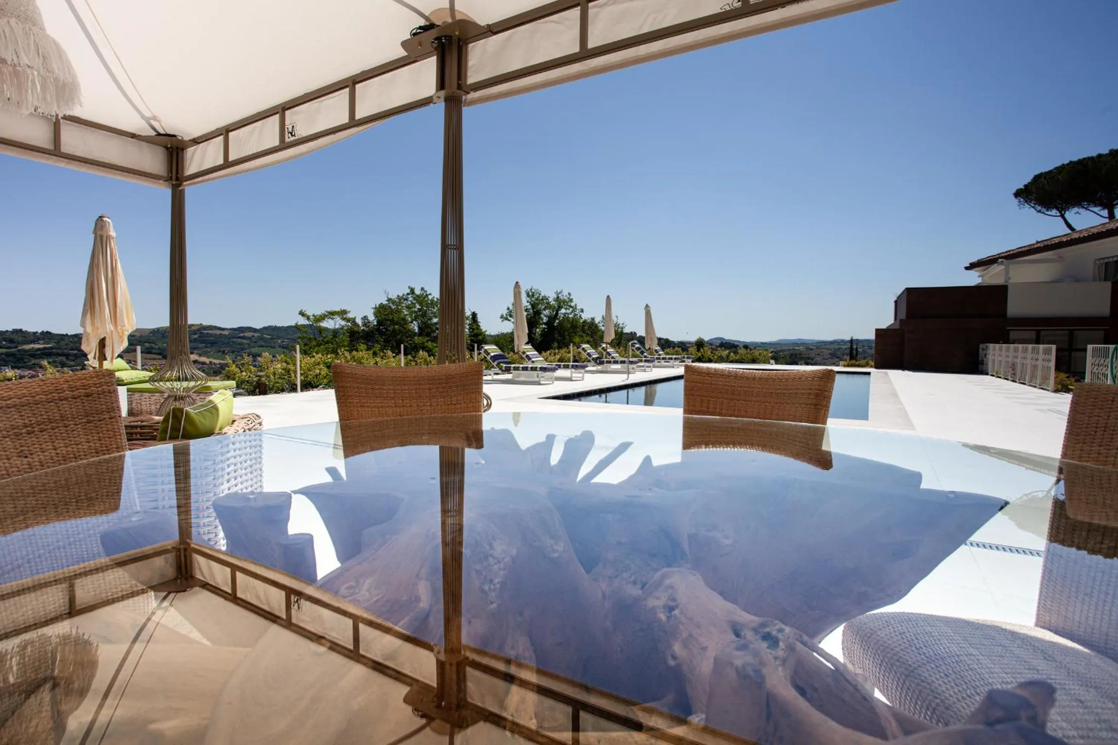 Swimming pool in Villa Francesca Relais