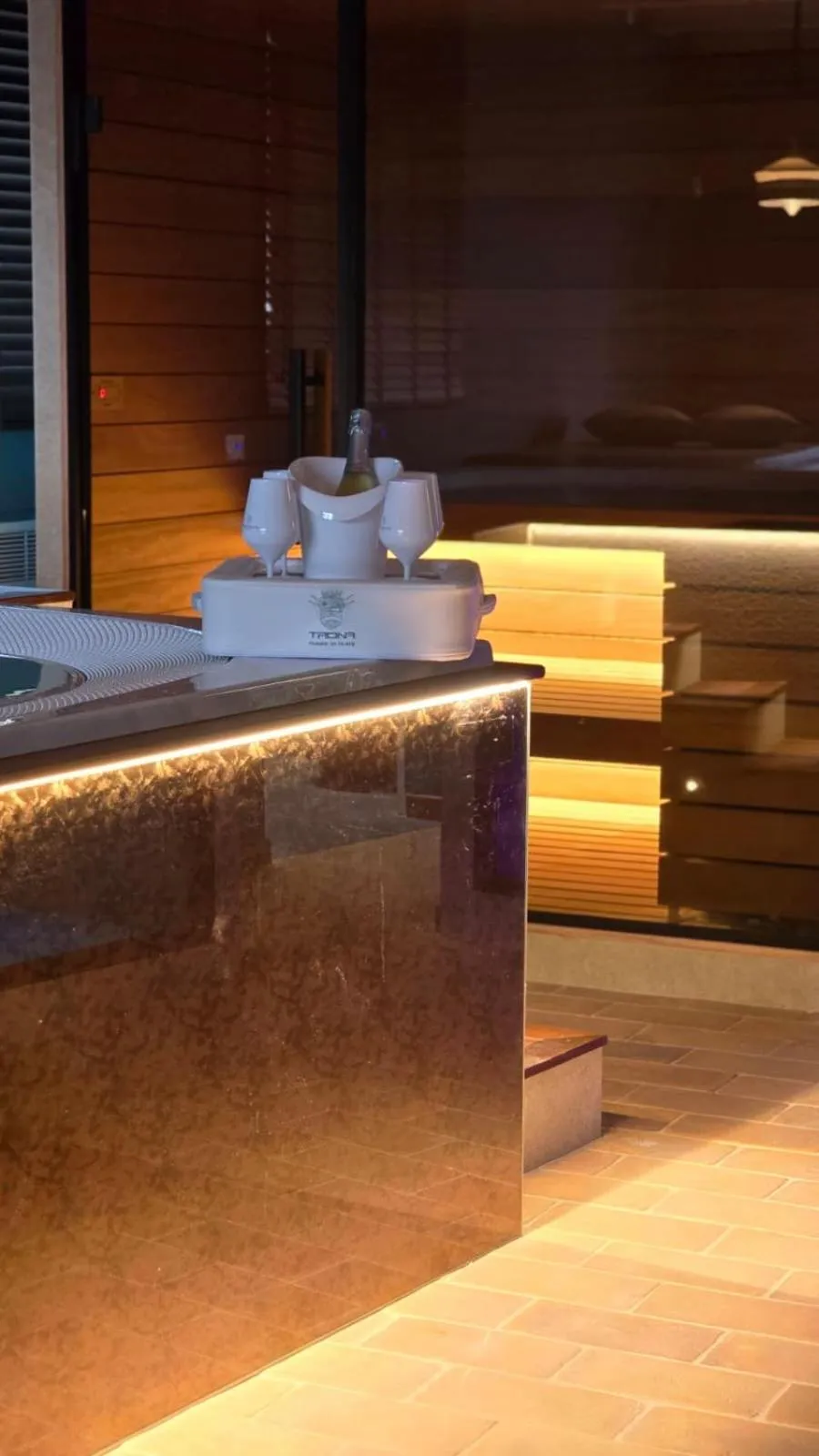 Sauna, Bed in Villa Francesca Relais