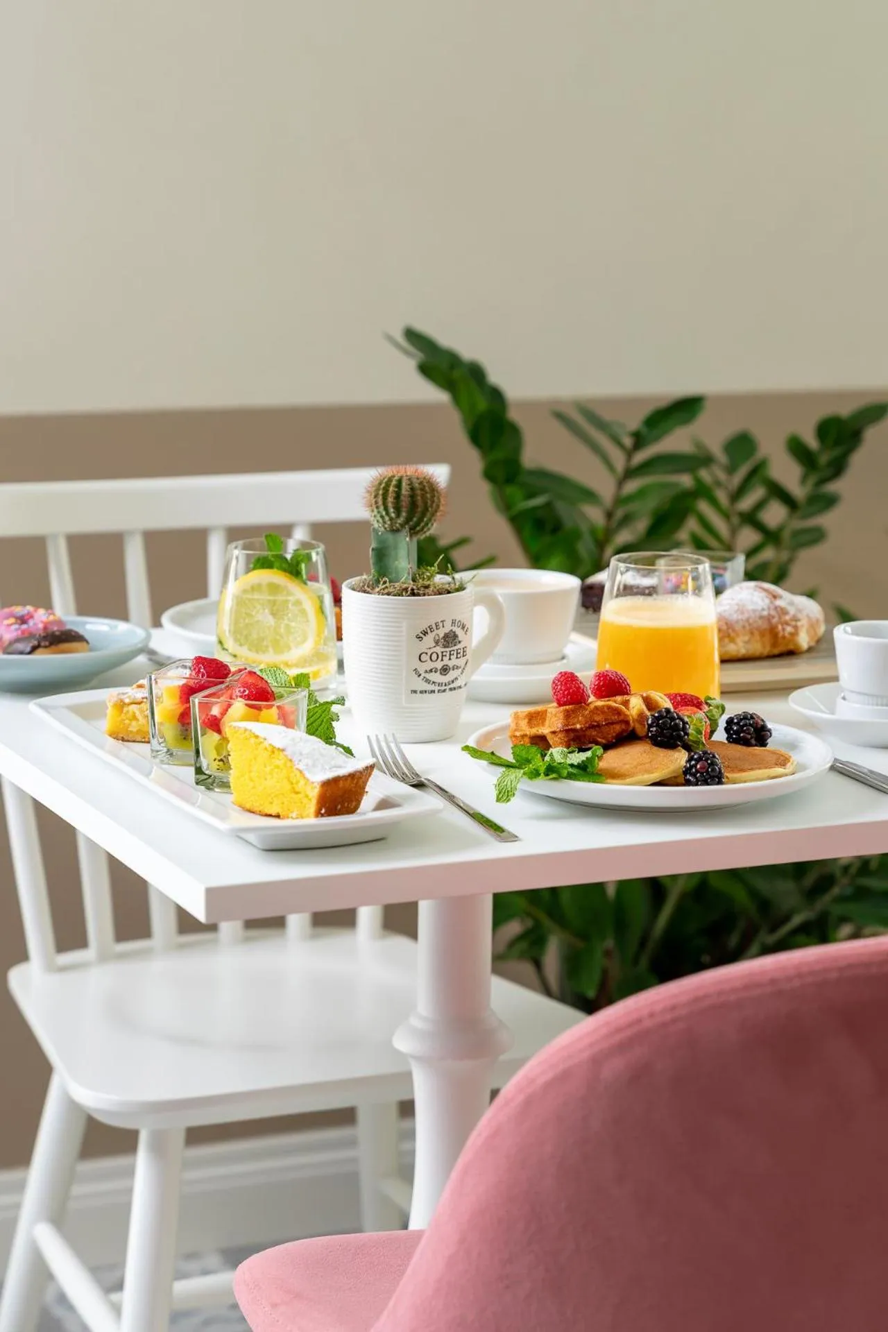 Breakfast in Pan di Zenzero Icecream Hotel