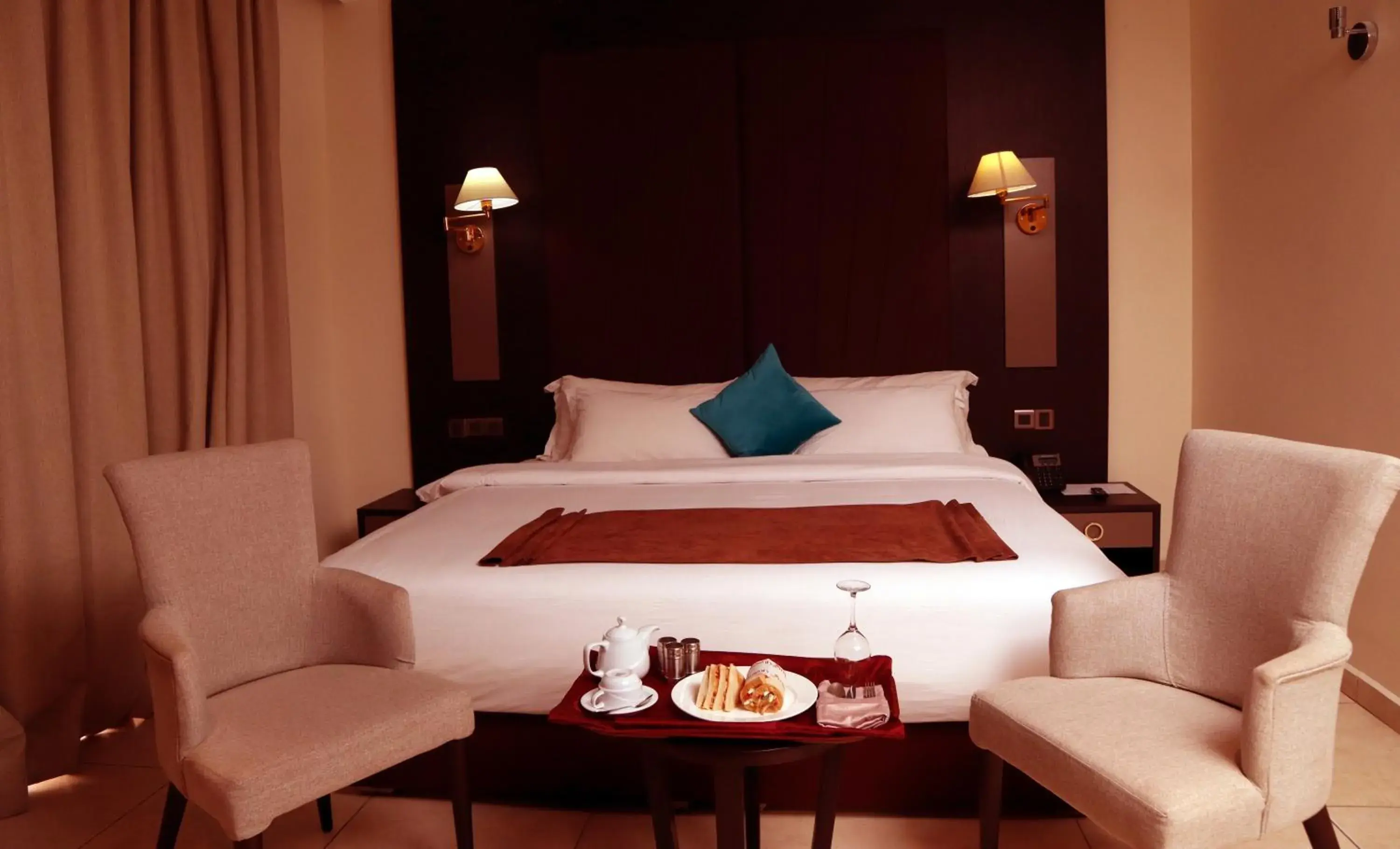 Bed in Monty Suites Calabar Bed in Monty Suites Calabar