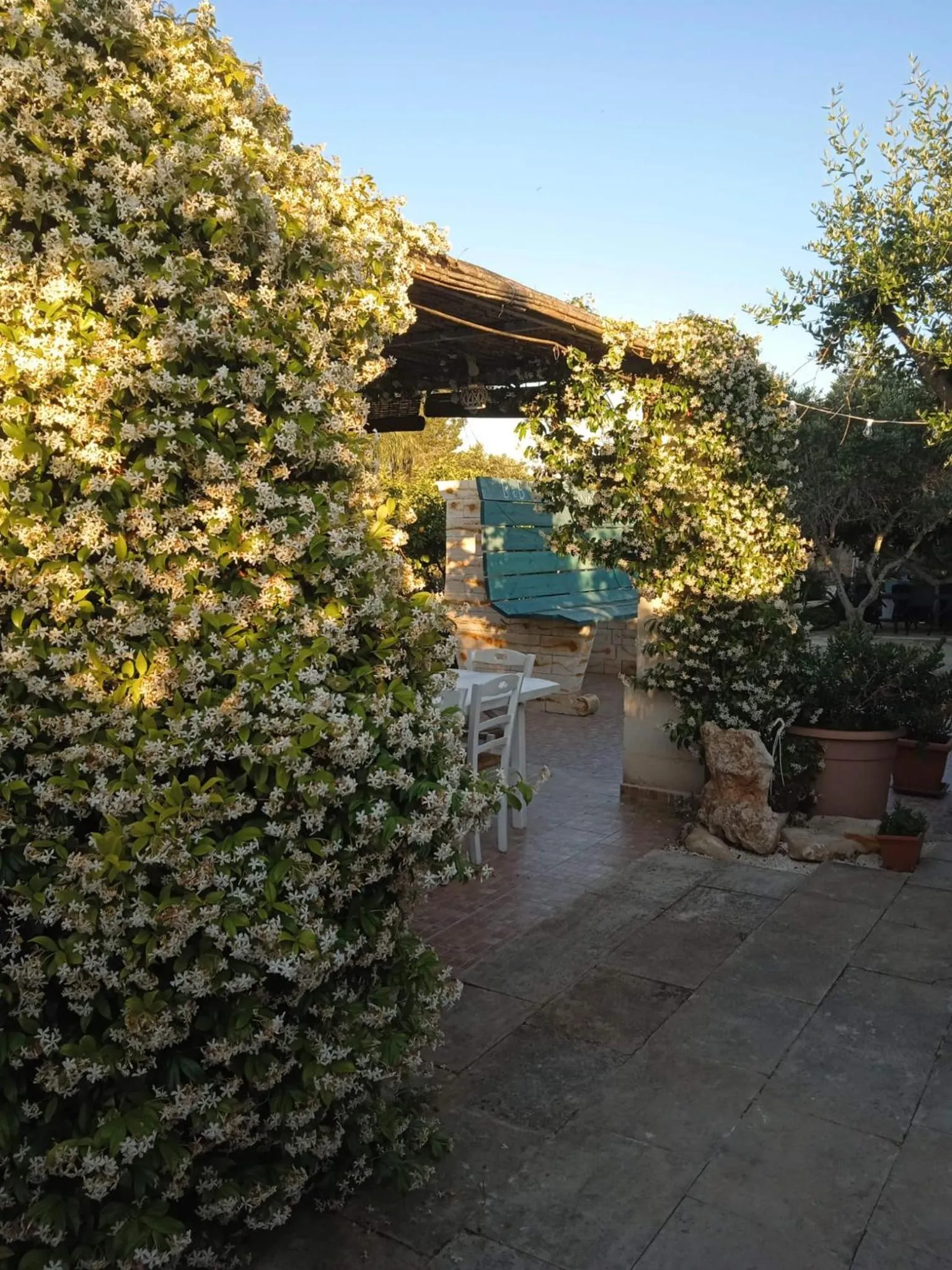 Garden in B&B Le Carrube