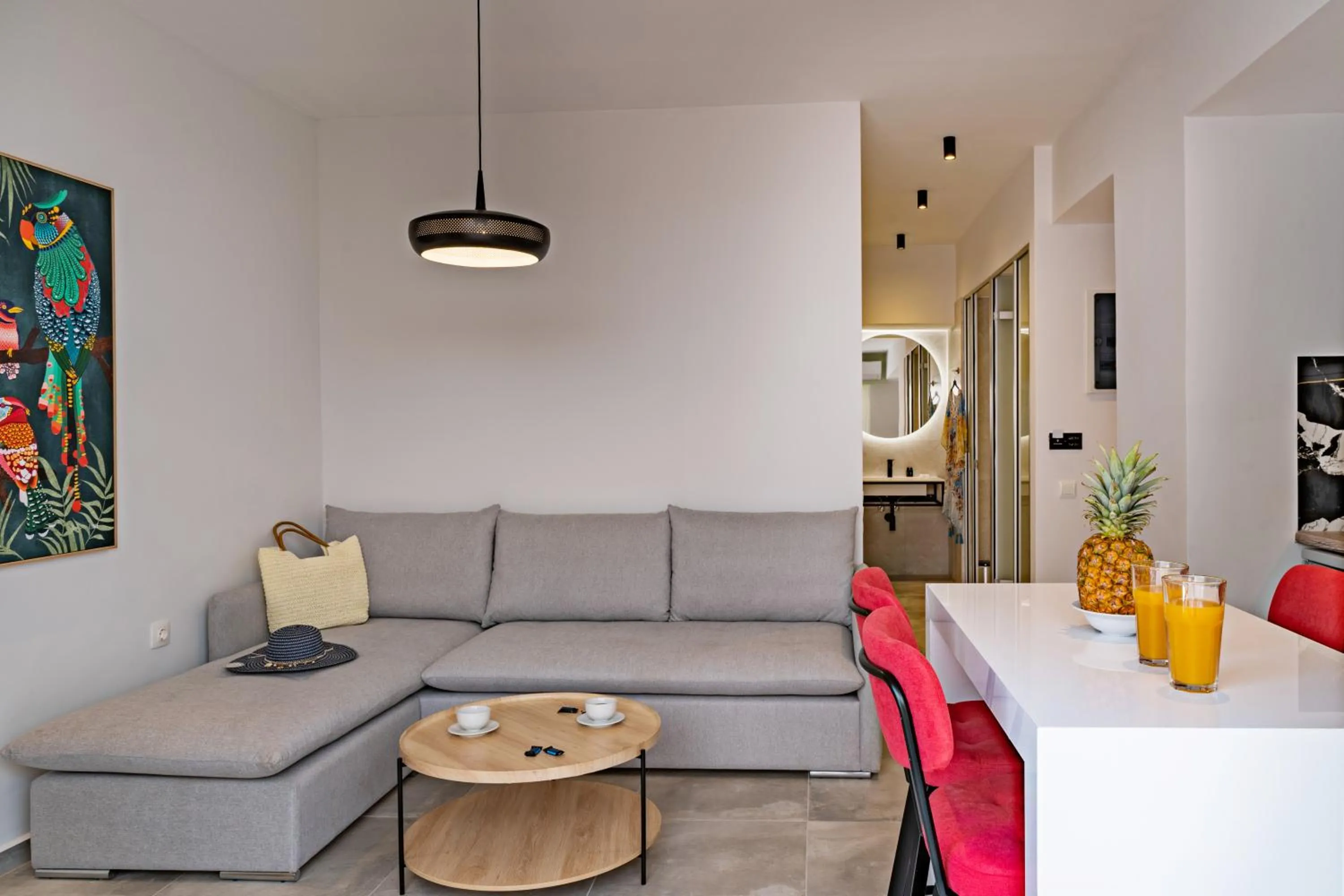 Living room in City and Sand Suites