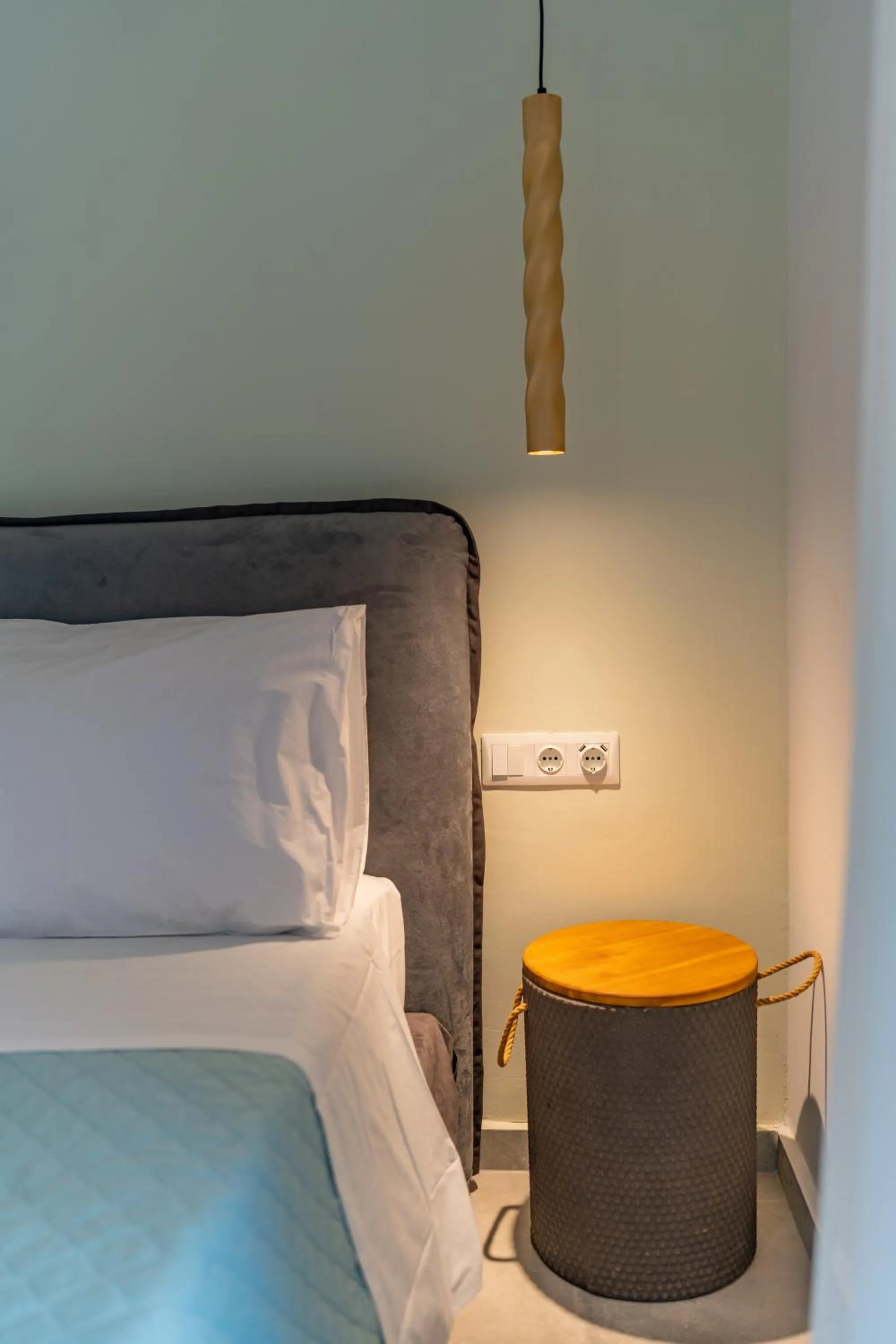 Bed in City and Sand Suites