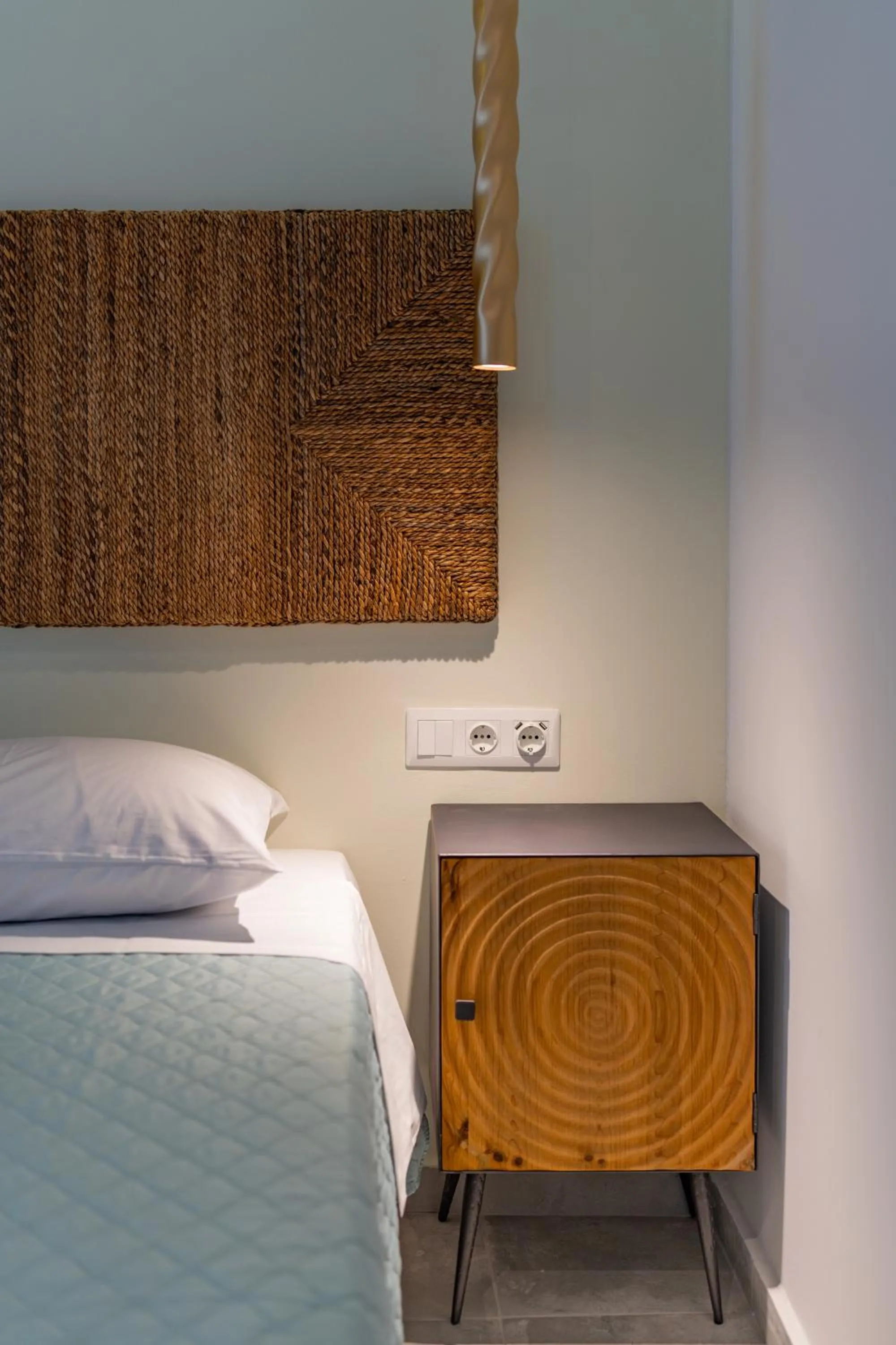 Bed in City and Sand Suites