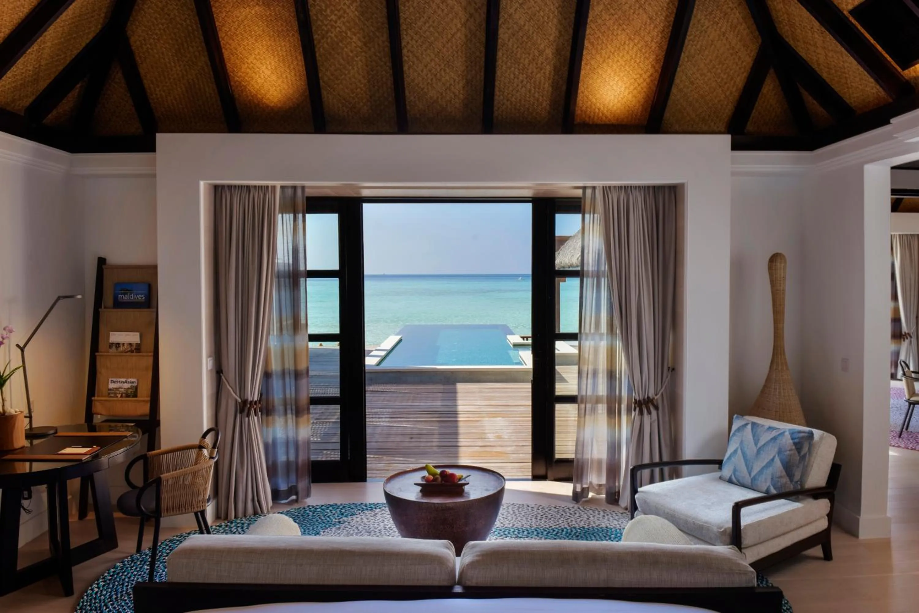 Bed in Four Seasons Resort Maldives at Kuda Huraa