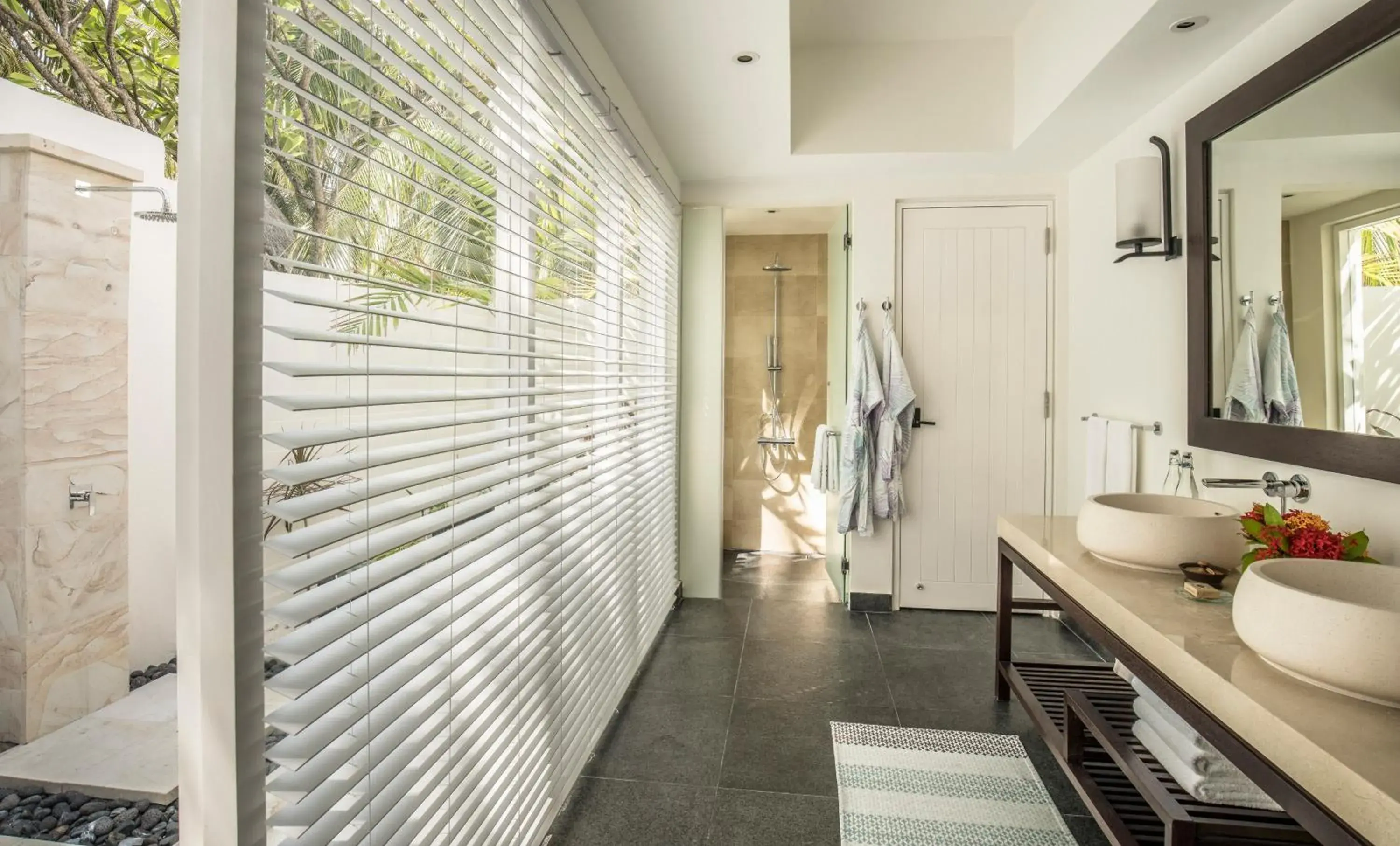 Bathroom in Four Seasons Resort Maldives at Kuda Huraa Bathroom in Four Seasons Resort Maldives at Kuda Huraa